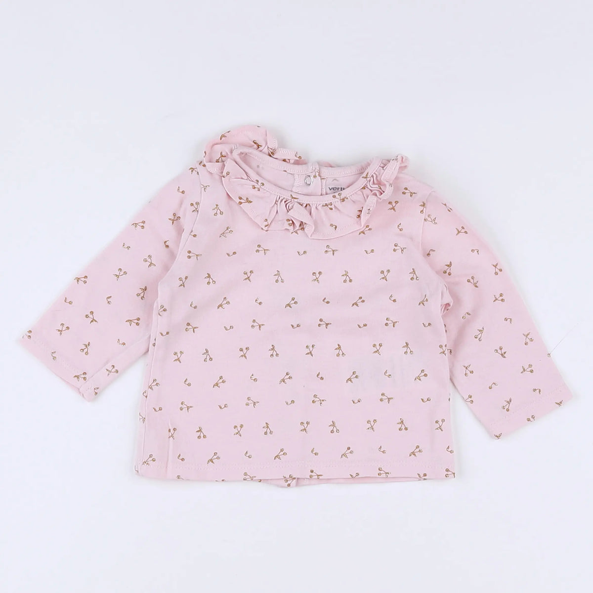 Vertbaudet - tee-shirt rose - 3 mois