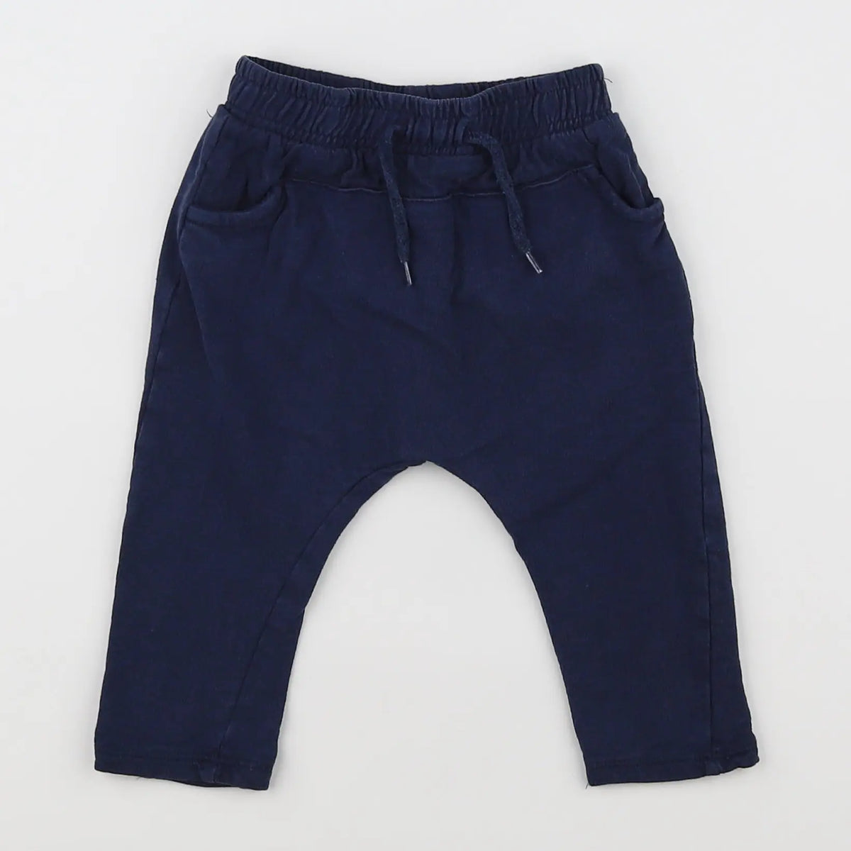 Vertbaudet - sarouel bleu - 6 mois
