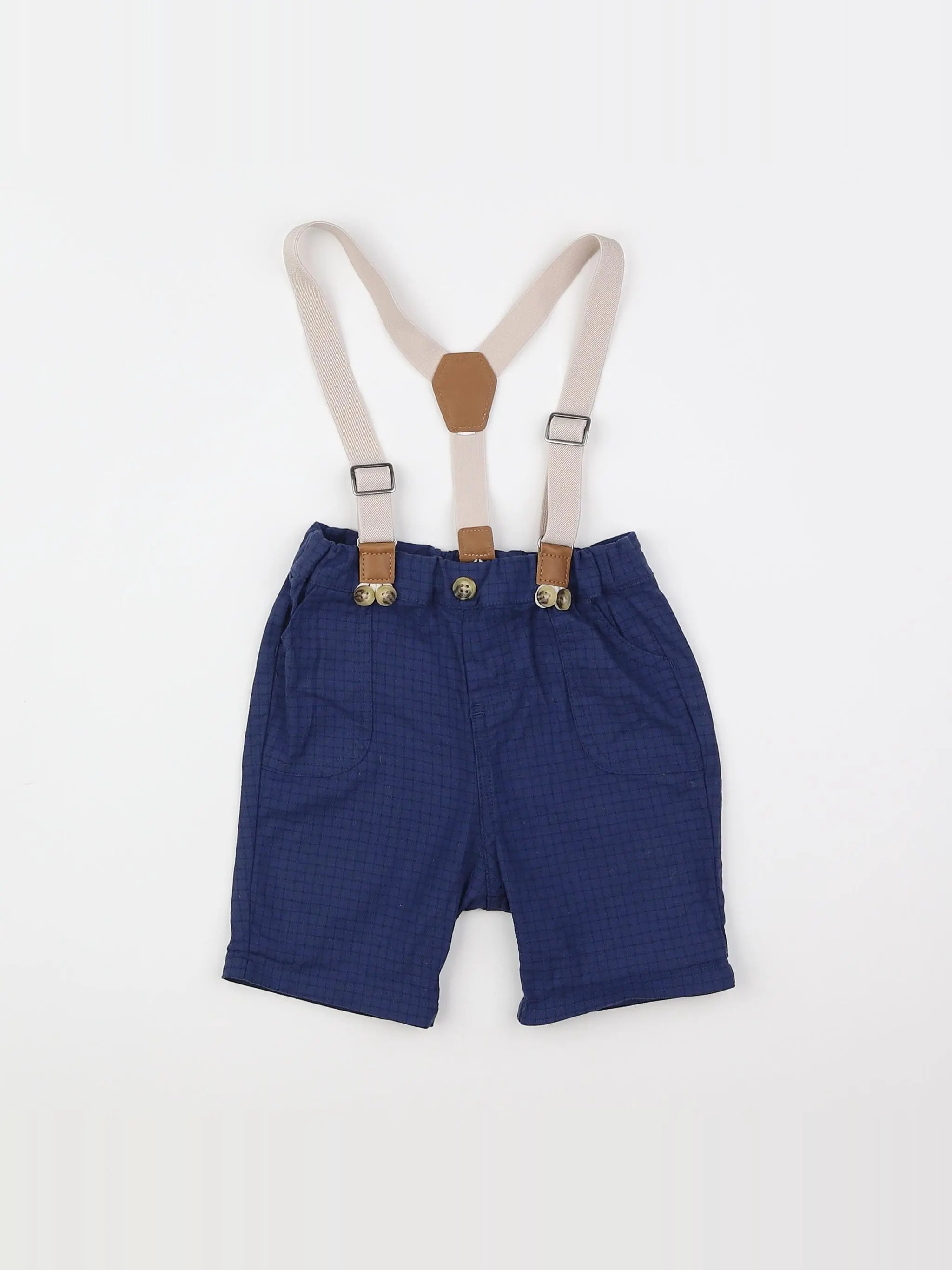 Tape à l'oeil - short bleu - 12 mois