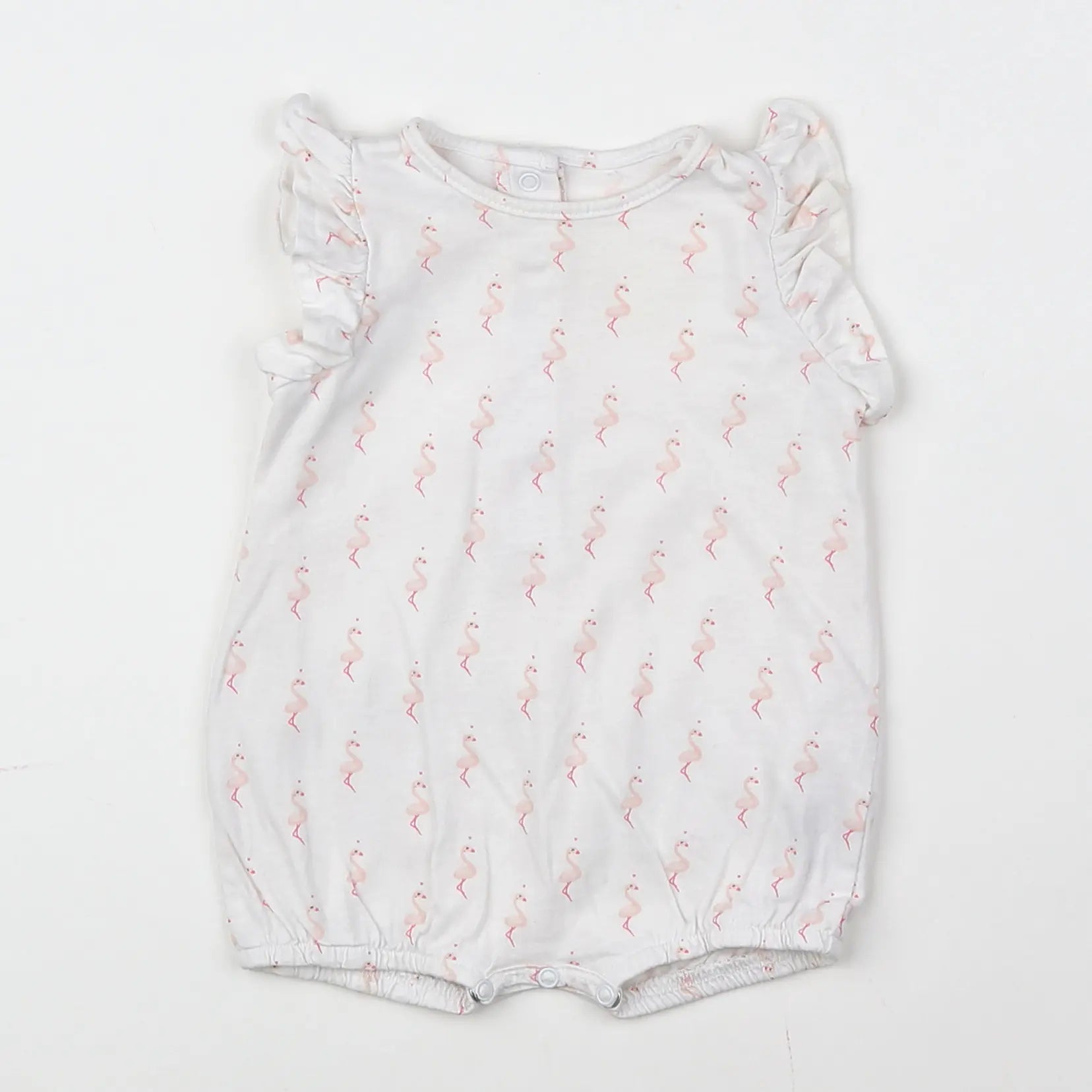 Vertbaudet - pyjama coton blanc - 3 mois