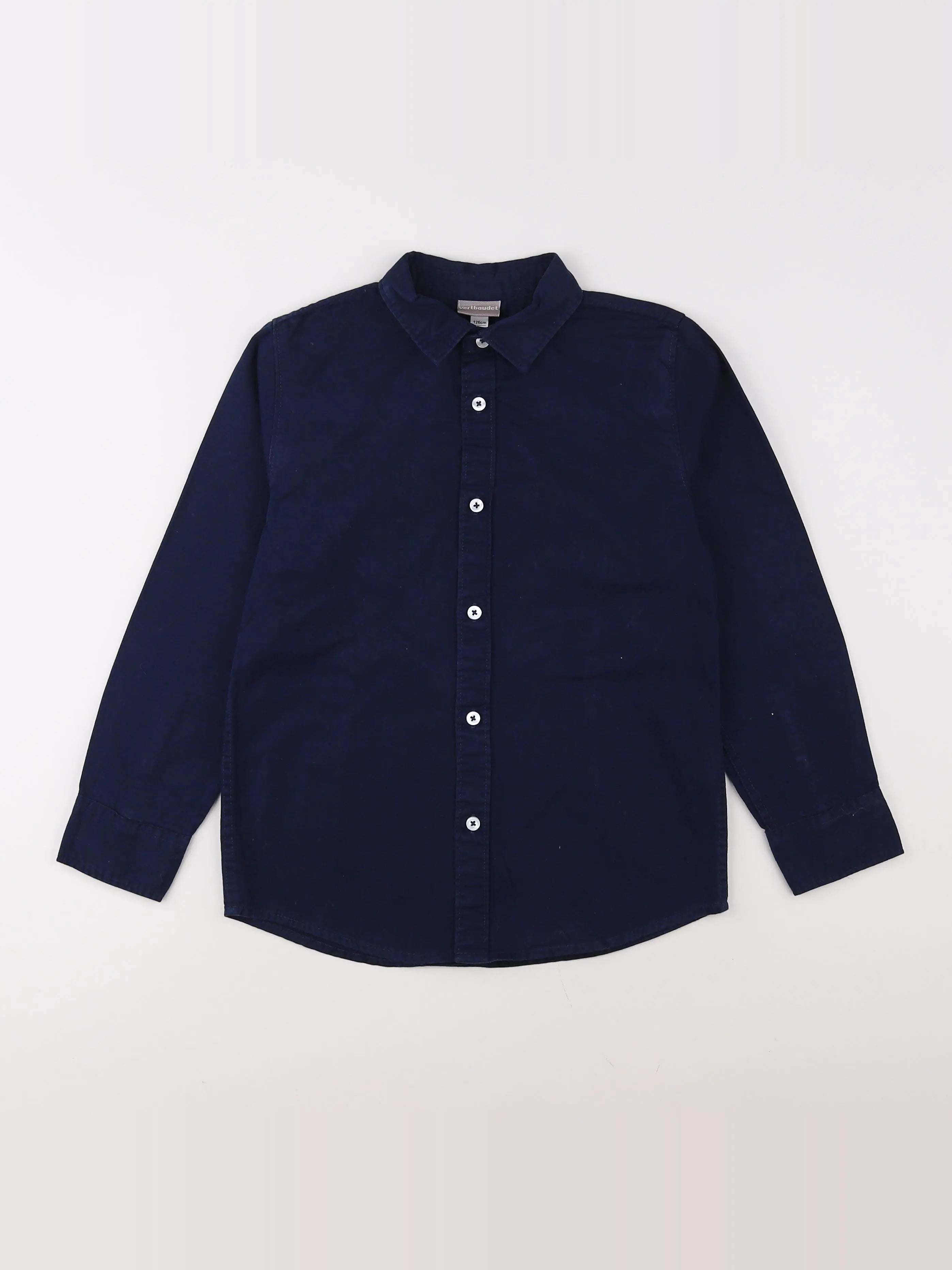 Vertbaudet - chemise bleu - 8 ans