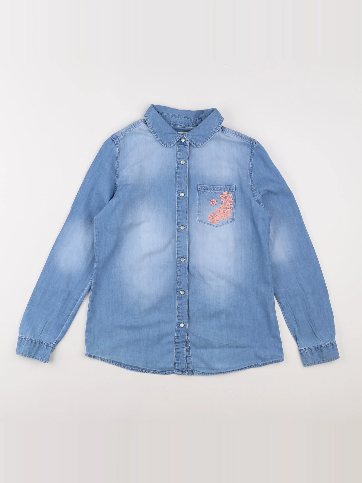 Vertbaudet - chemise bleu - 10 ans