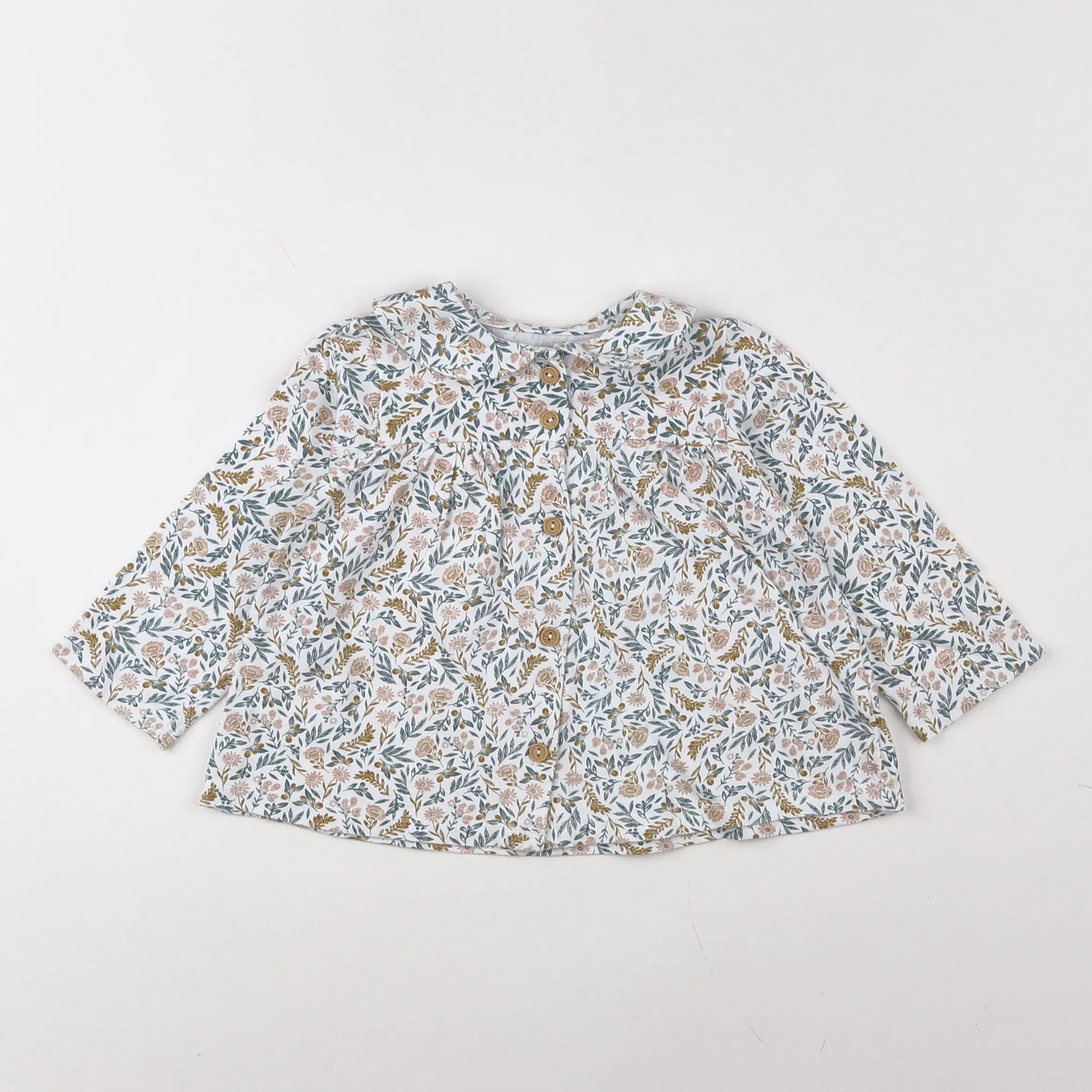 Vertbaudet - blouse multicolore - 12 mois