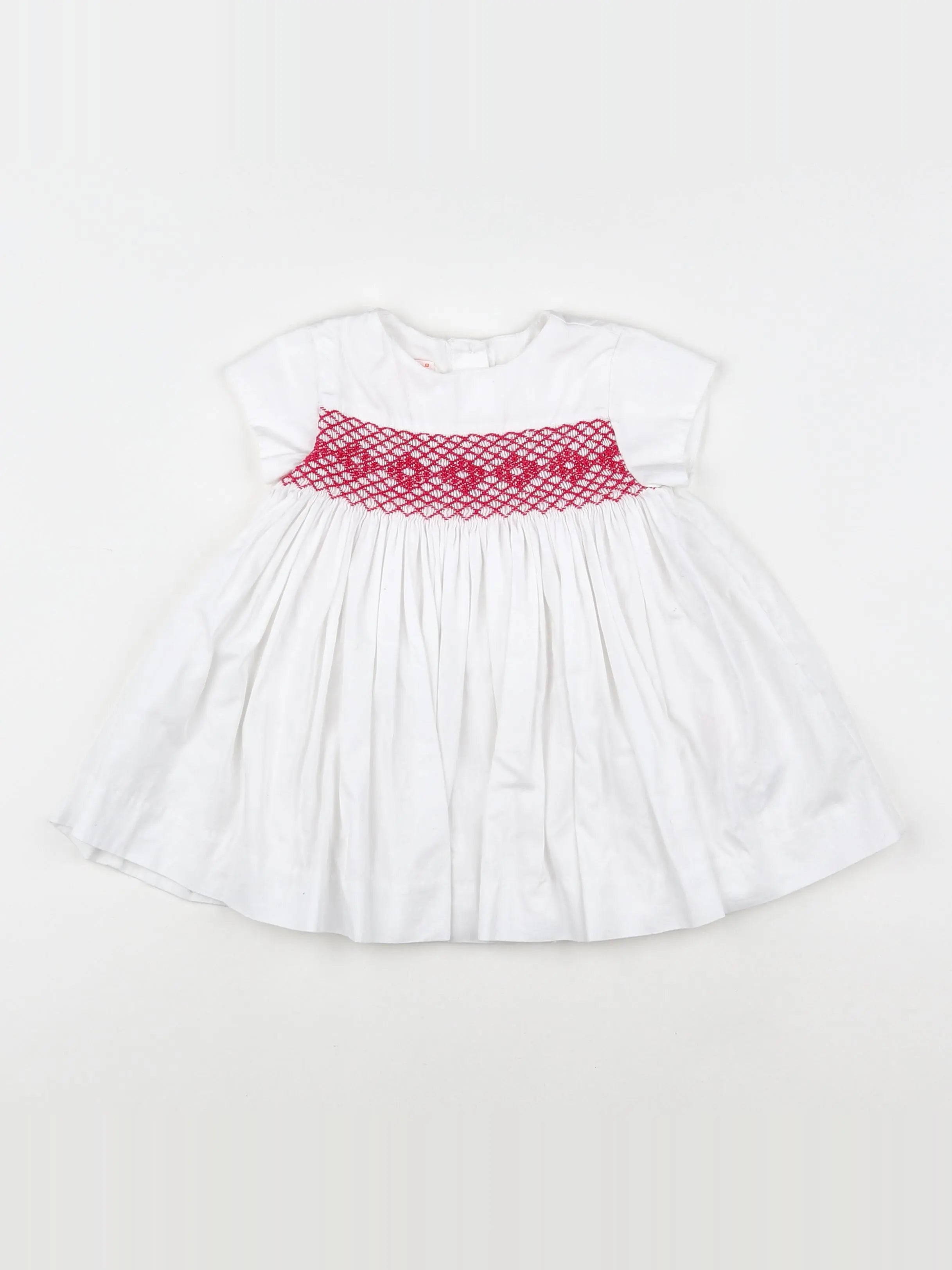 Gocco - robe blanc - 9/12 mois