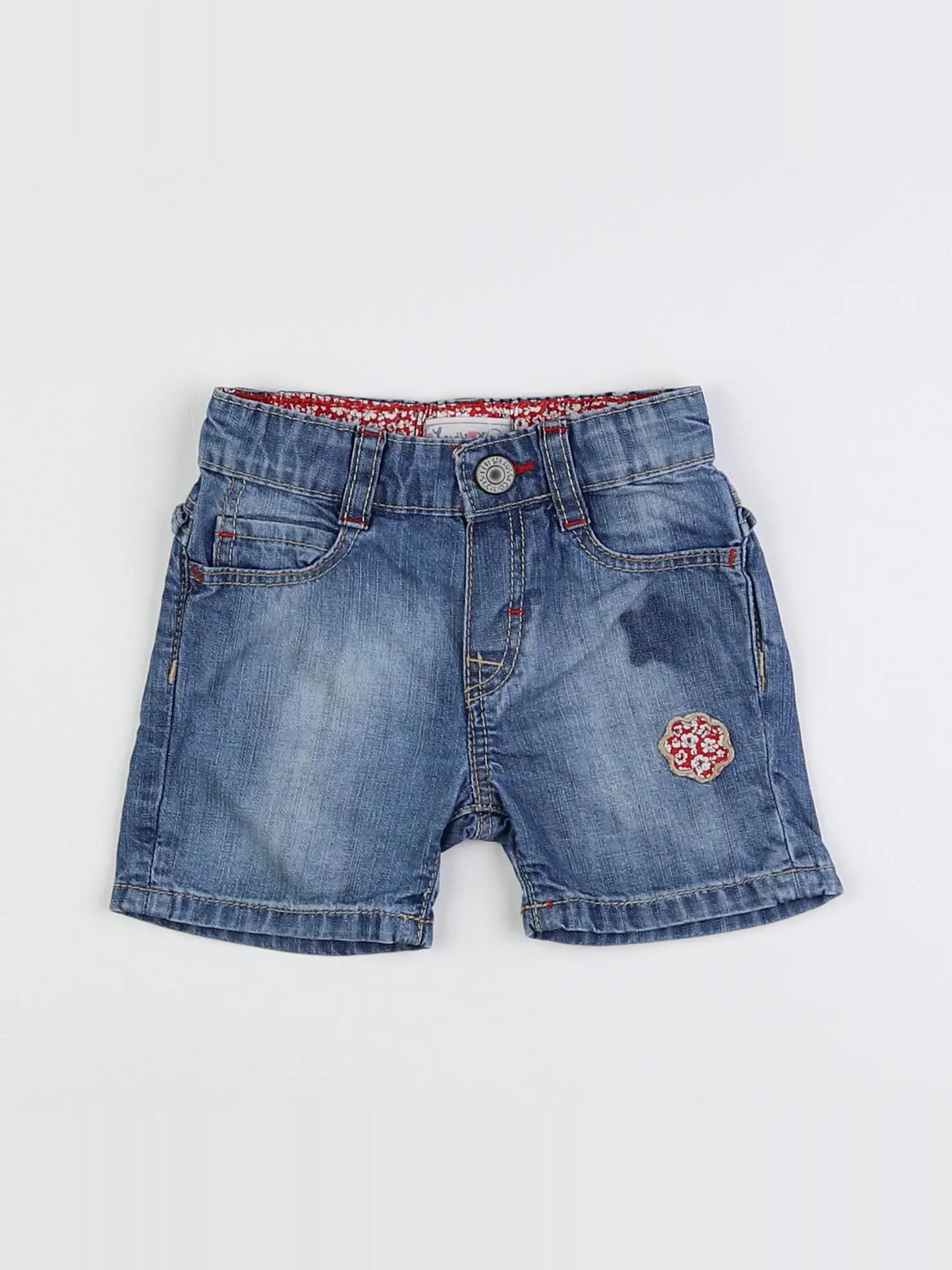 Levi's - short bleu - 12 mois