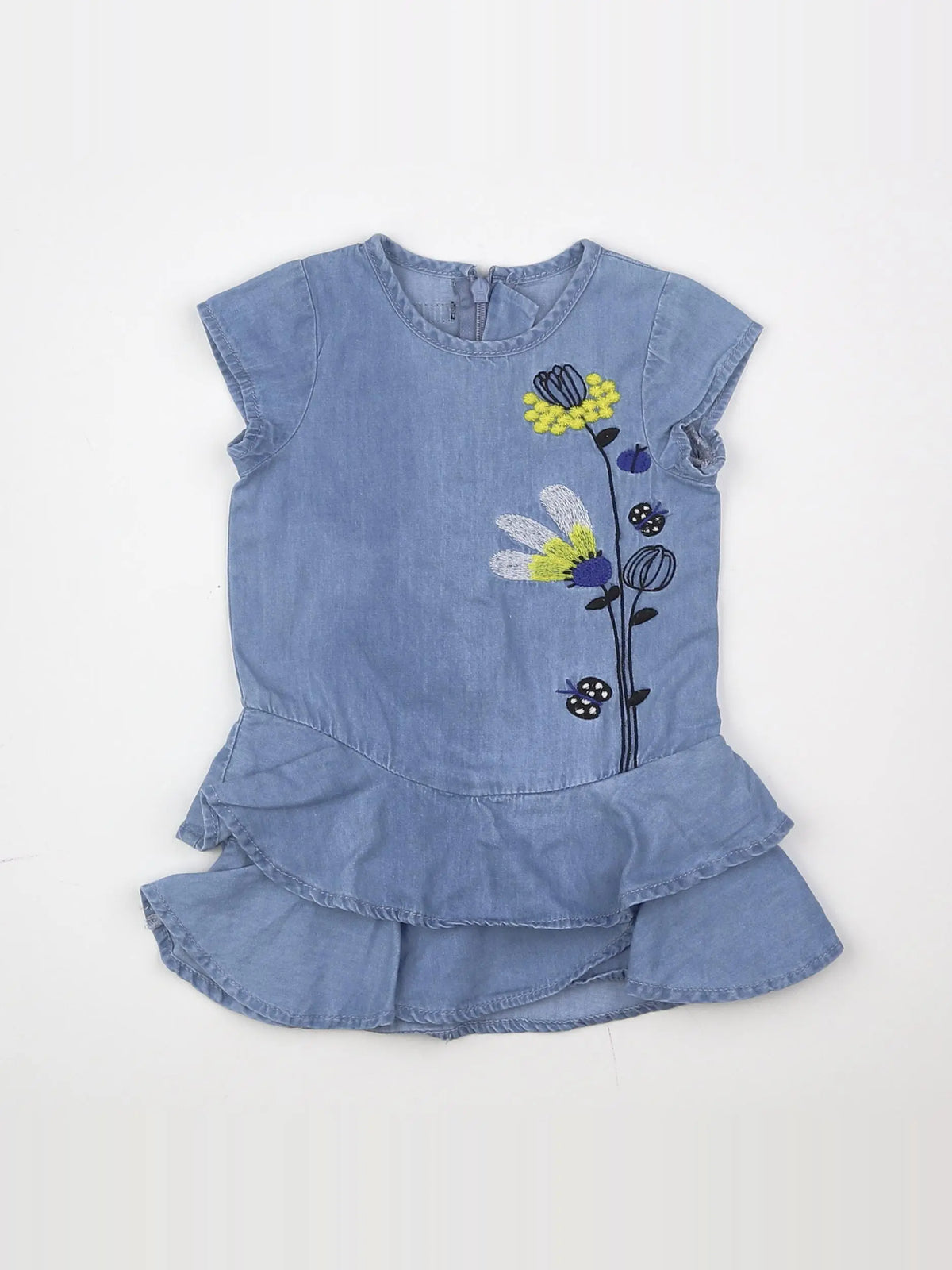 Catimini - robe bleu - 6 mois