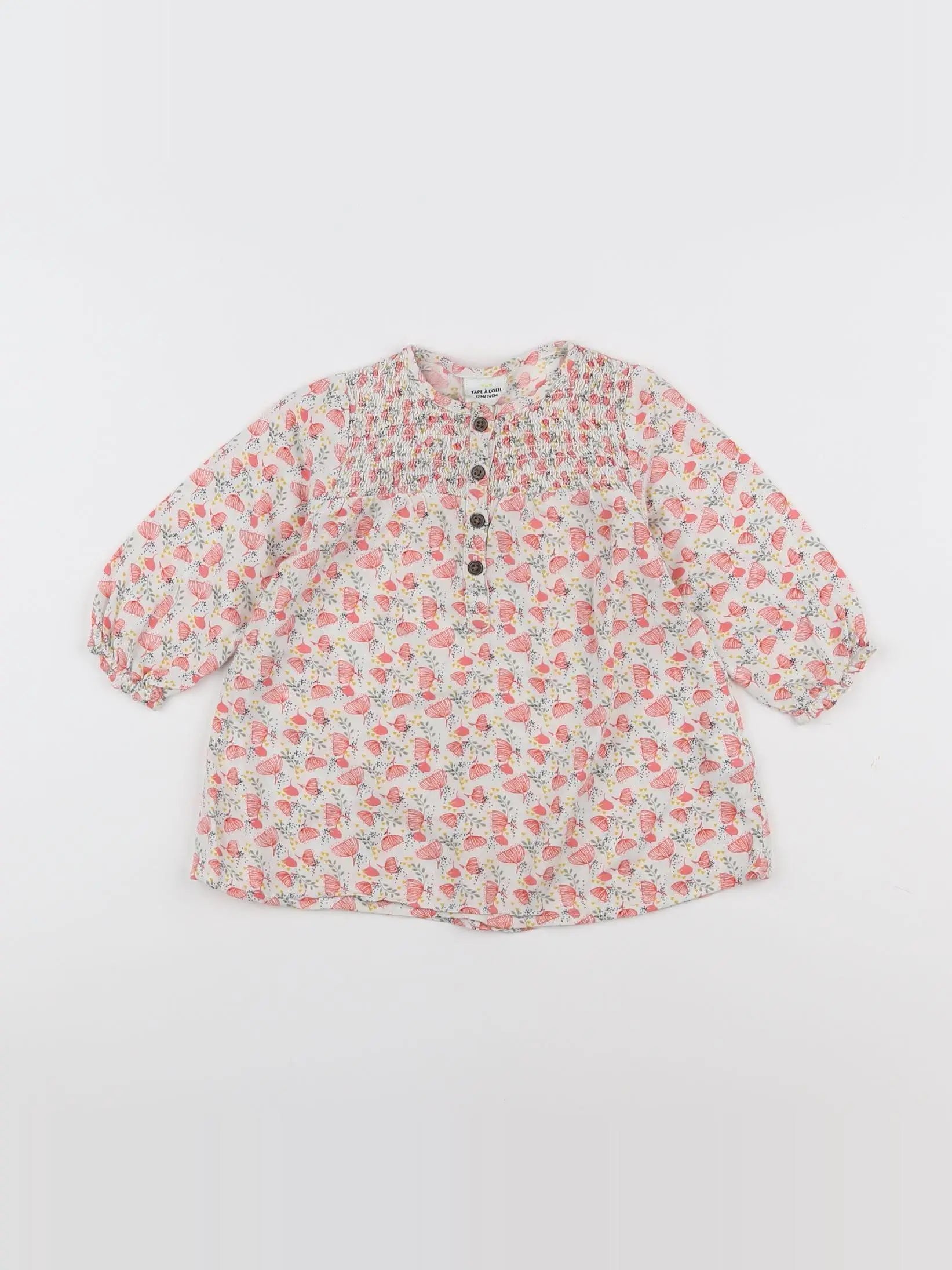 Tape à l'oeil - robe multicolore - 12 mois