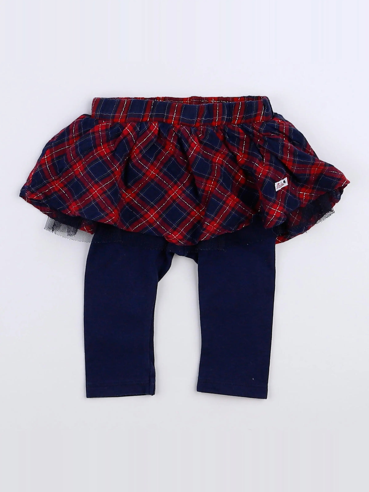 IKKS - legging bleu, rouge - 3 mois