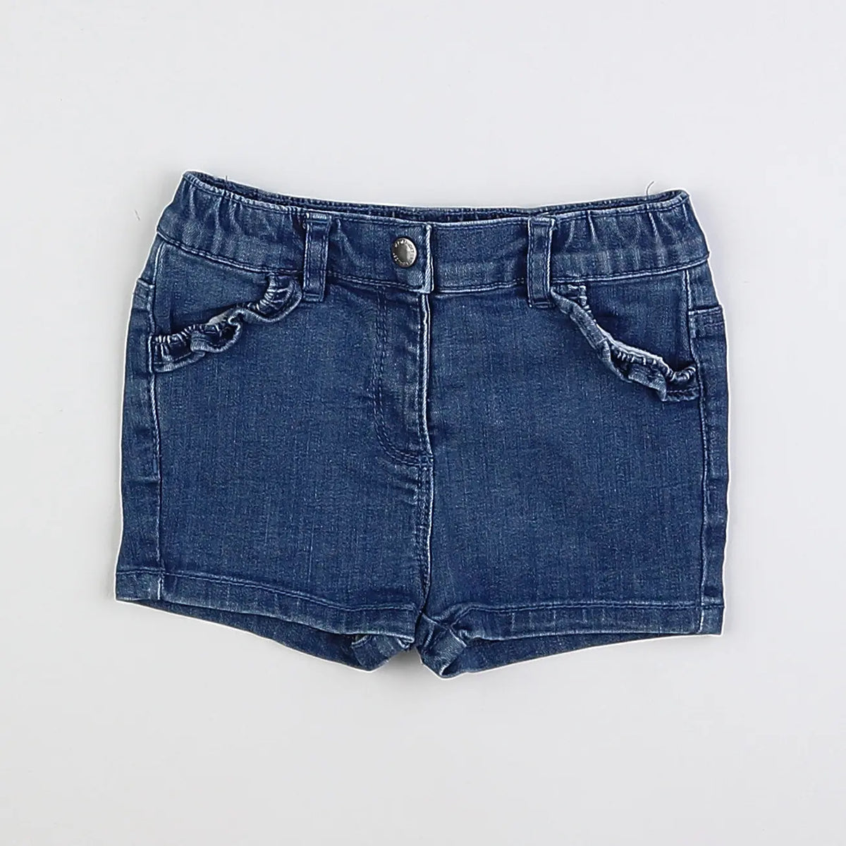 Vertbaudet - short bleu - 12 mois