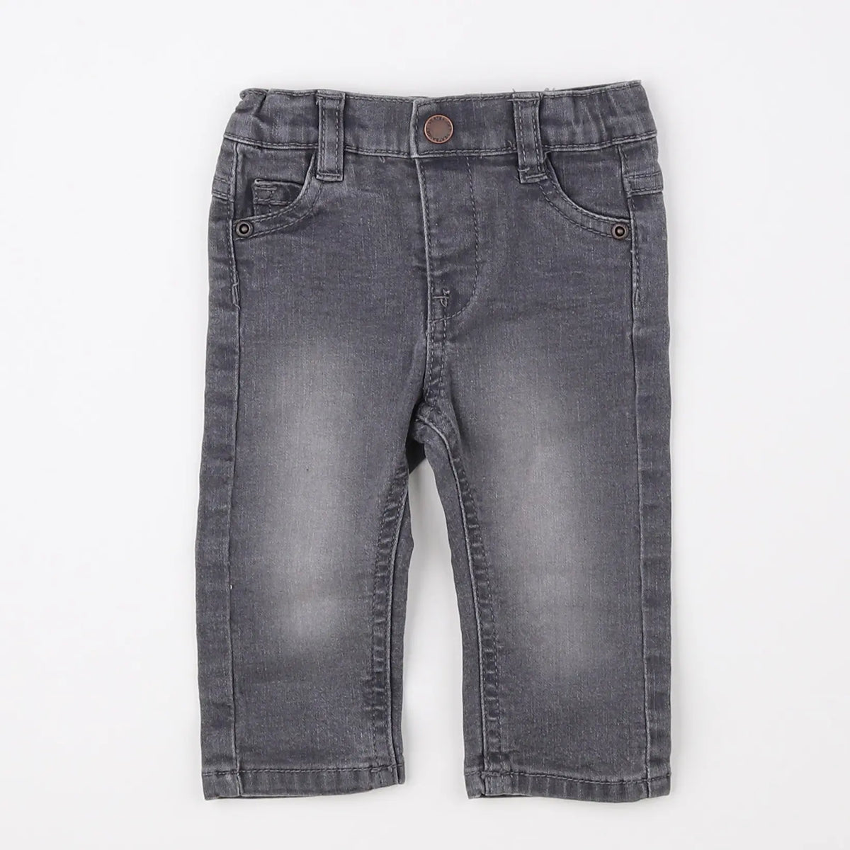 Vertbaudet - jean gris - 3 mois