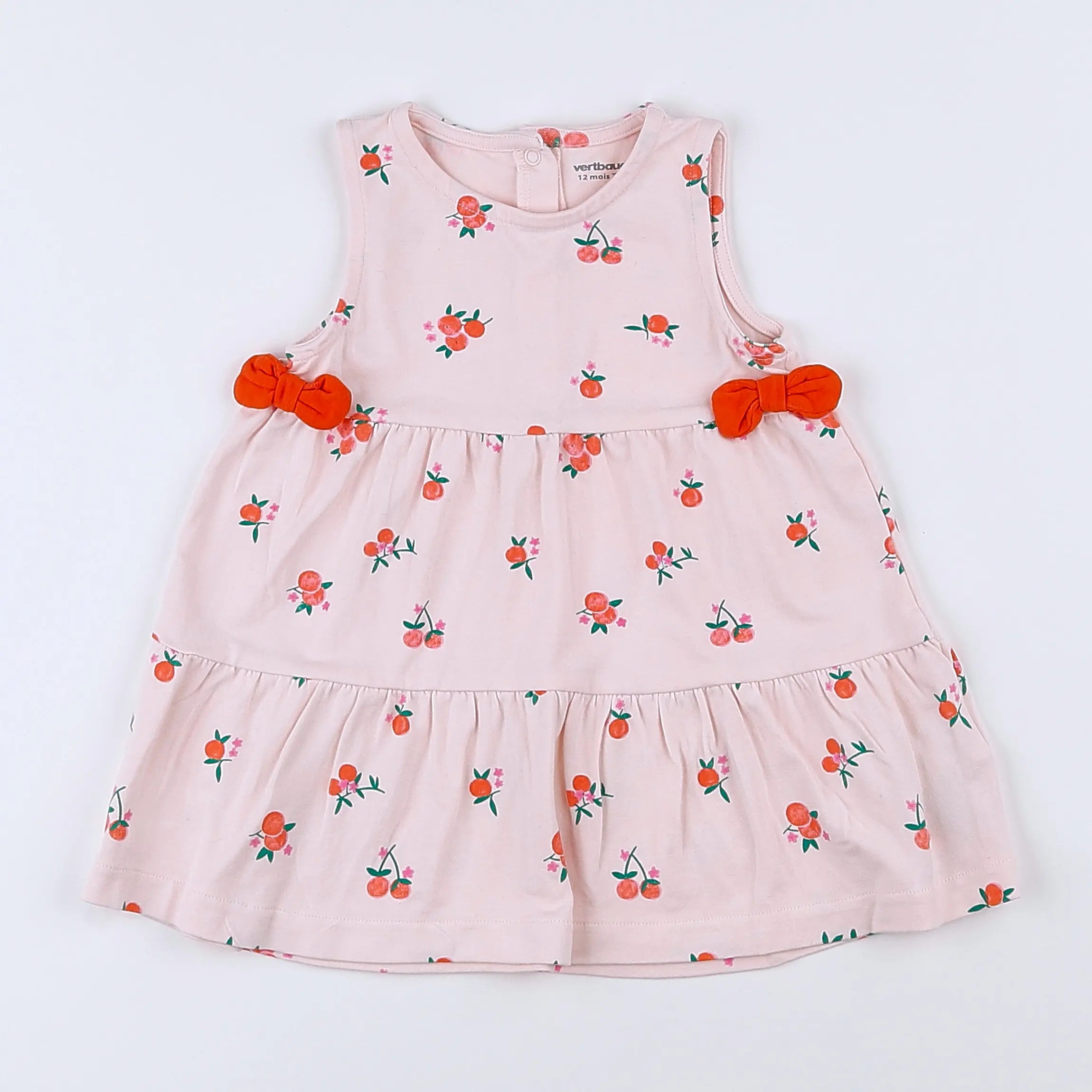 Vertbaudet - robe rose - 12 mois