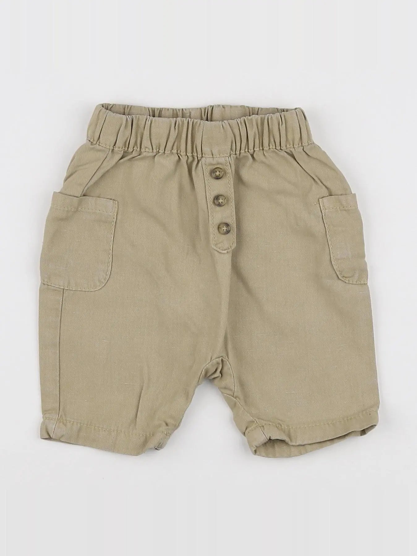 Tape à l'oeil - short beige - 6 mois