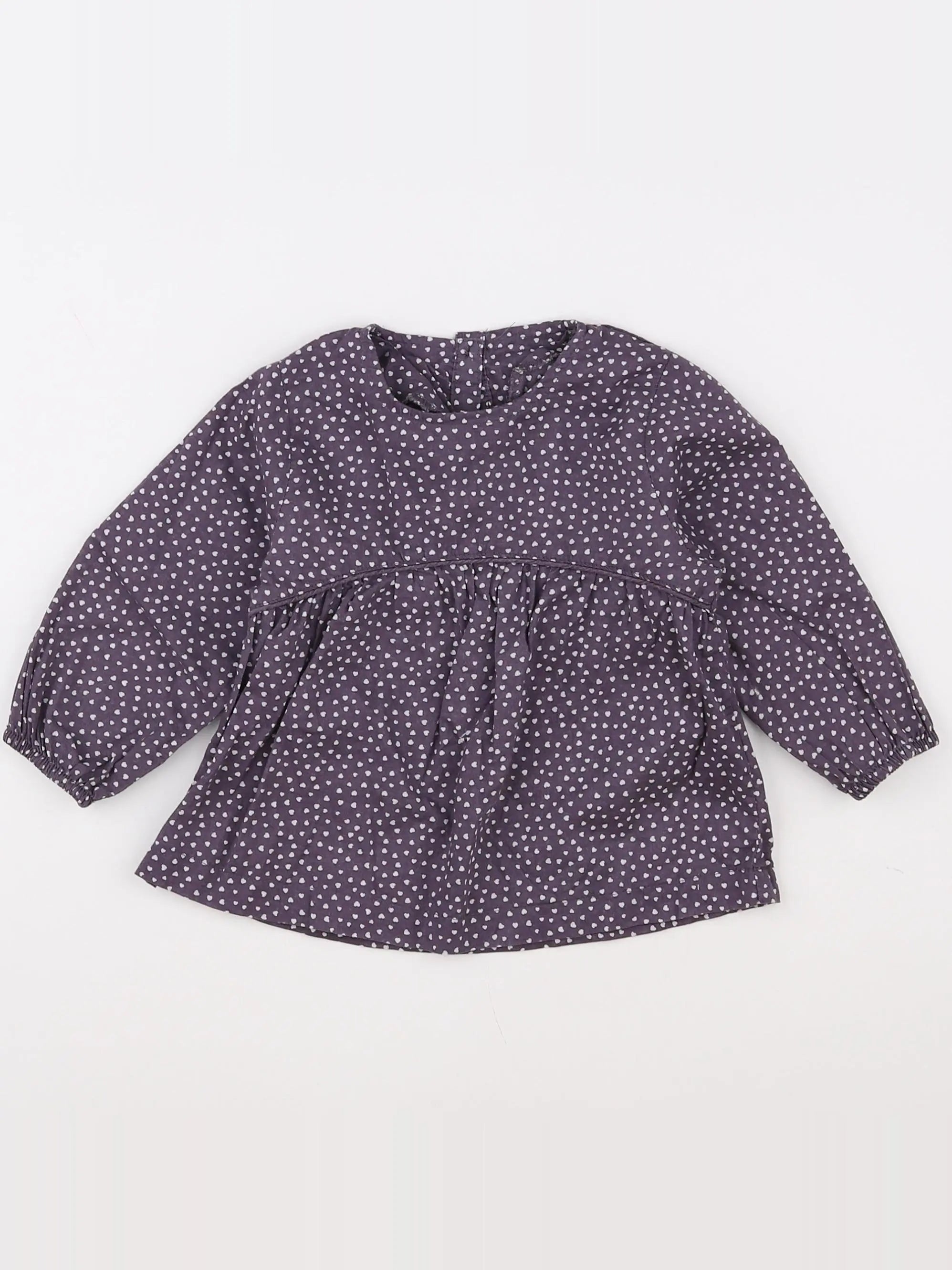 Tape à l'oeil - blouse gris - 12 mois