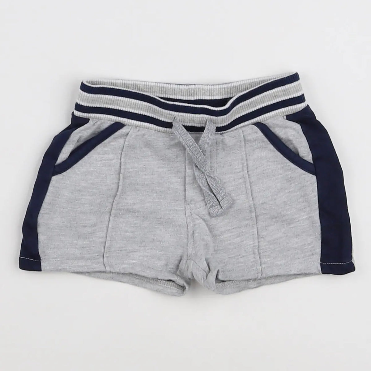 Vertbaudet - short gris - 12 mois