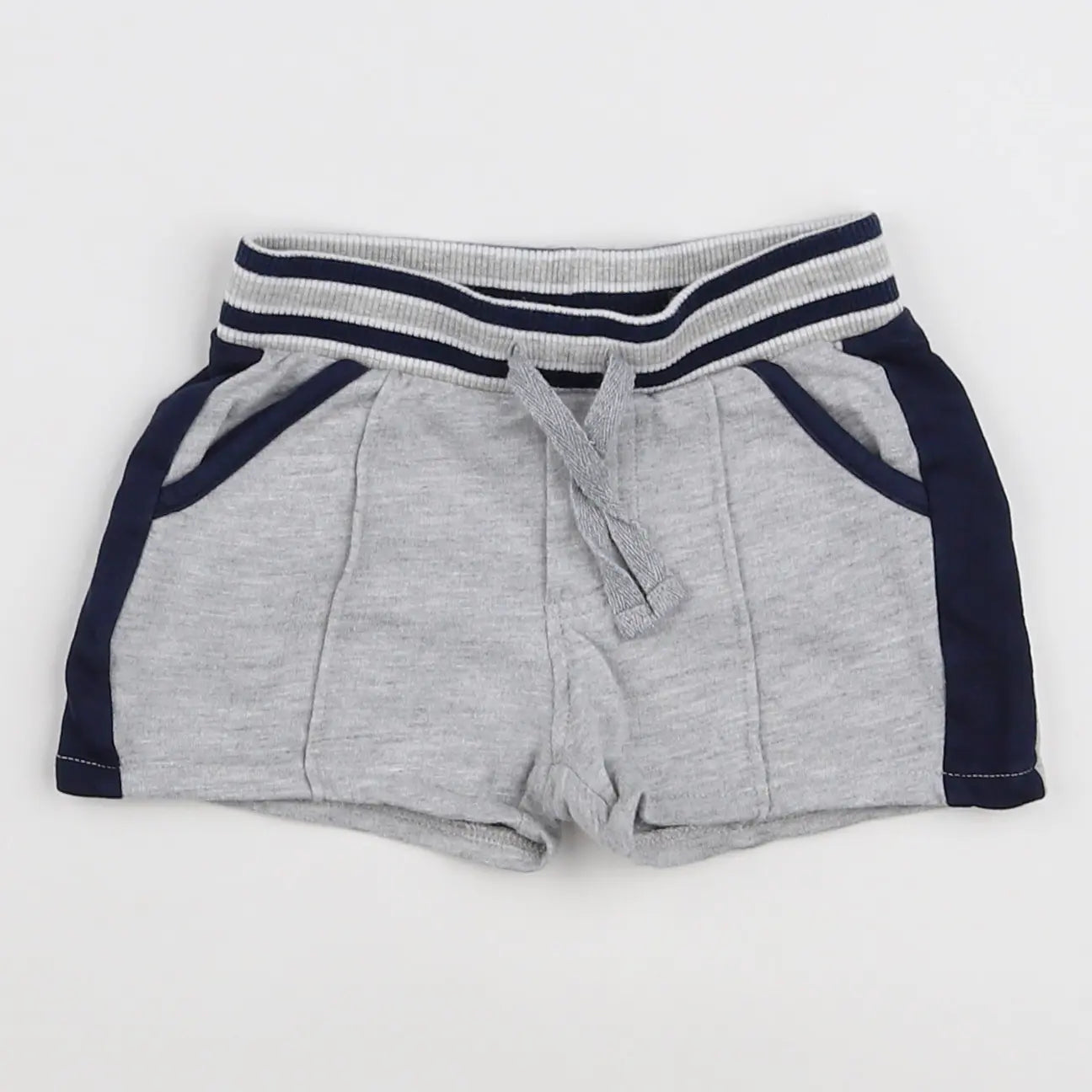Vertbaudet - short gris - 12 mois