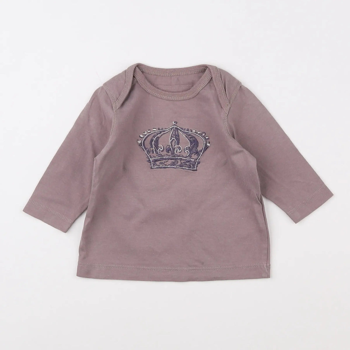 Vertbaudet - tee-shirt marron - 3 mois
