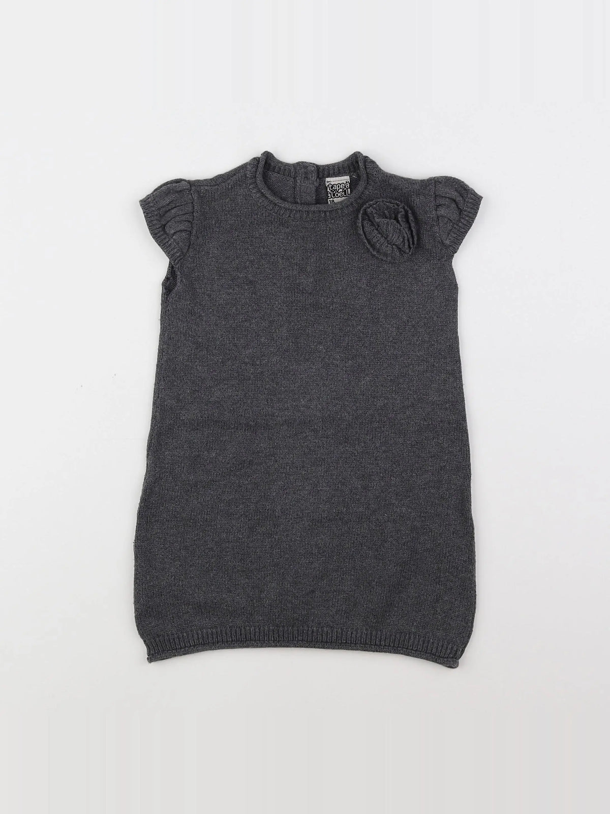 Tape à l'oeil - robe gris - 18 mois