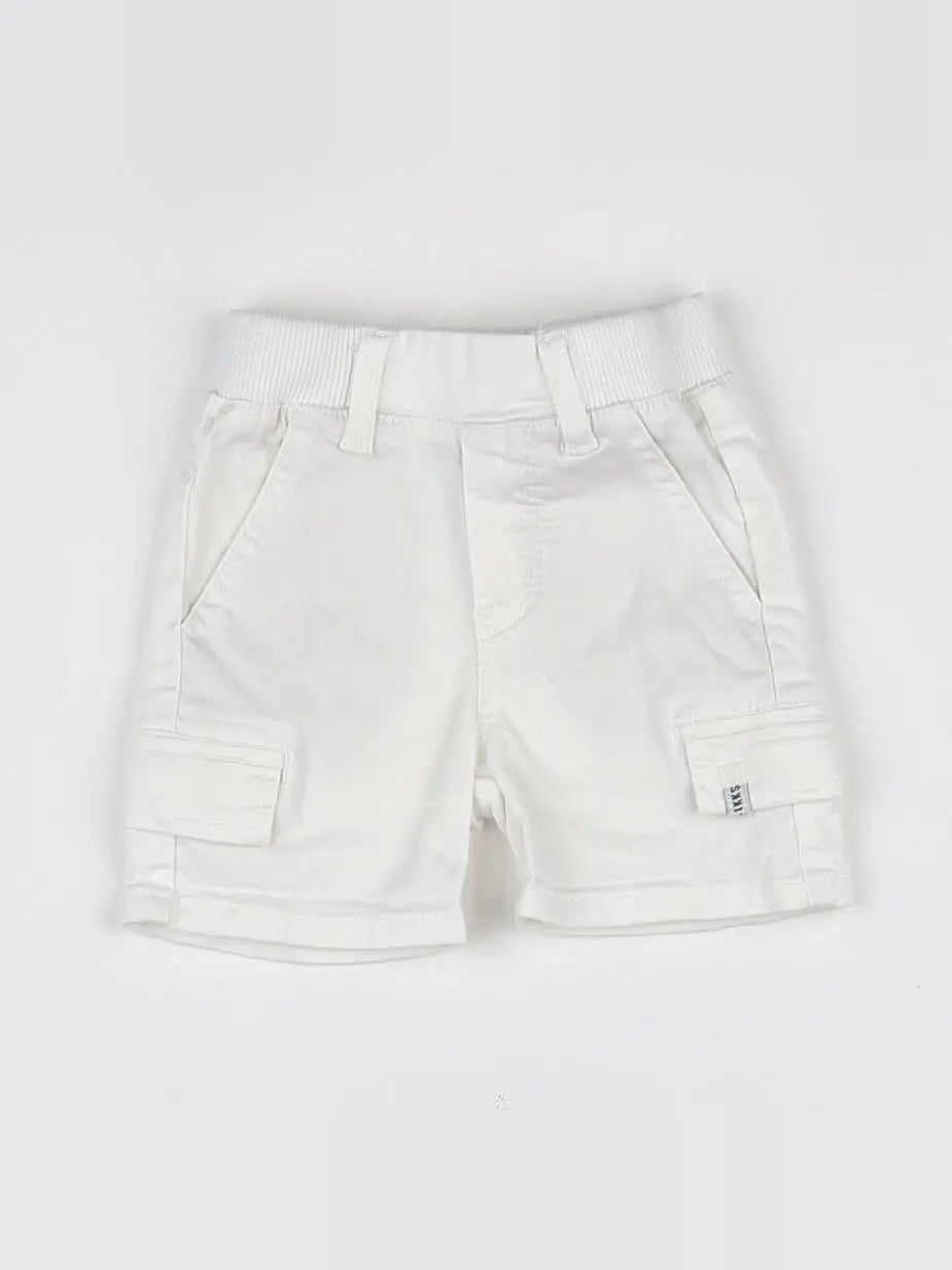 IKKS - short blanc - 6 mois