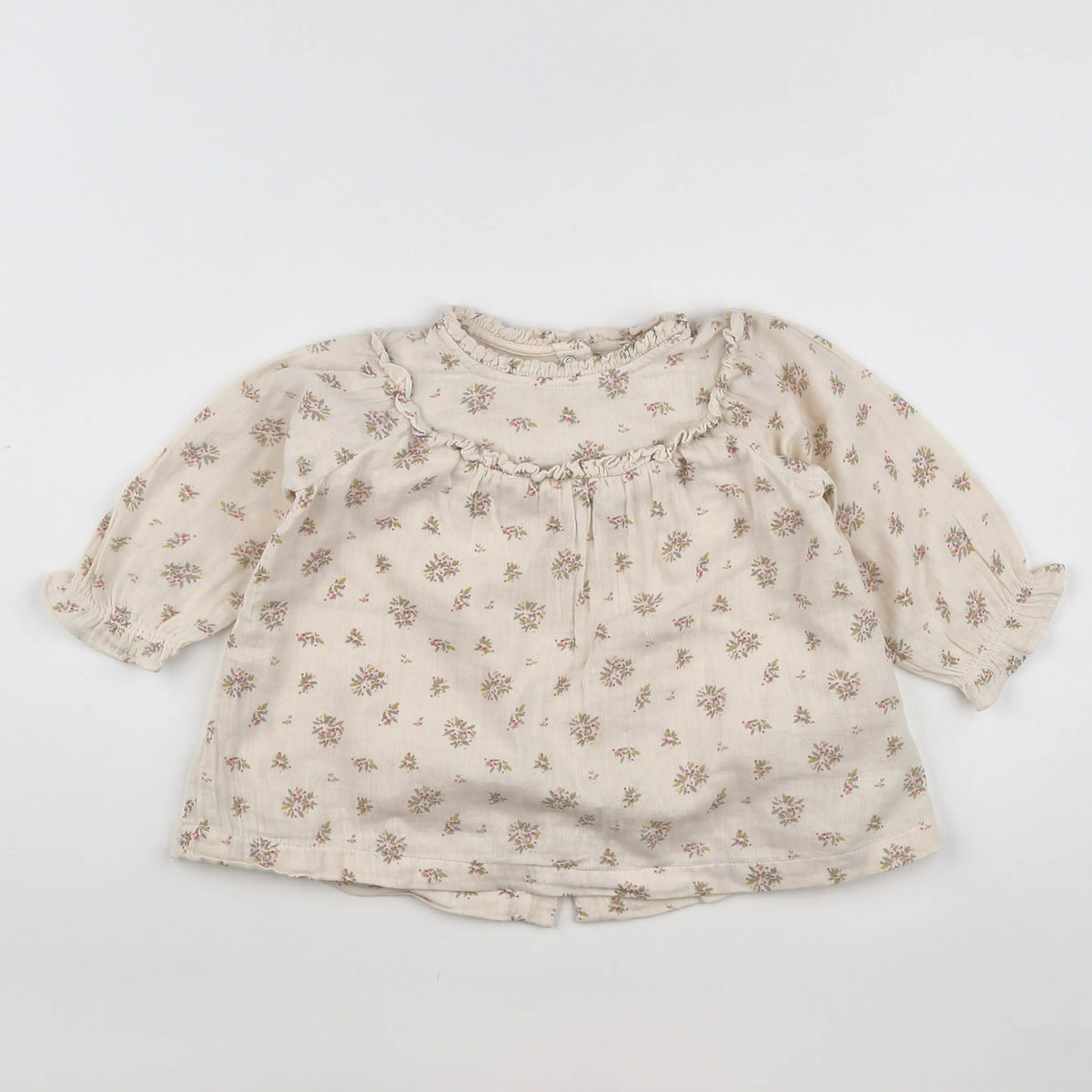 Vertbaudet - robe multicolore - 9 mois