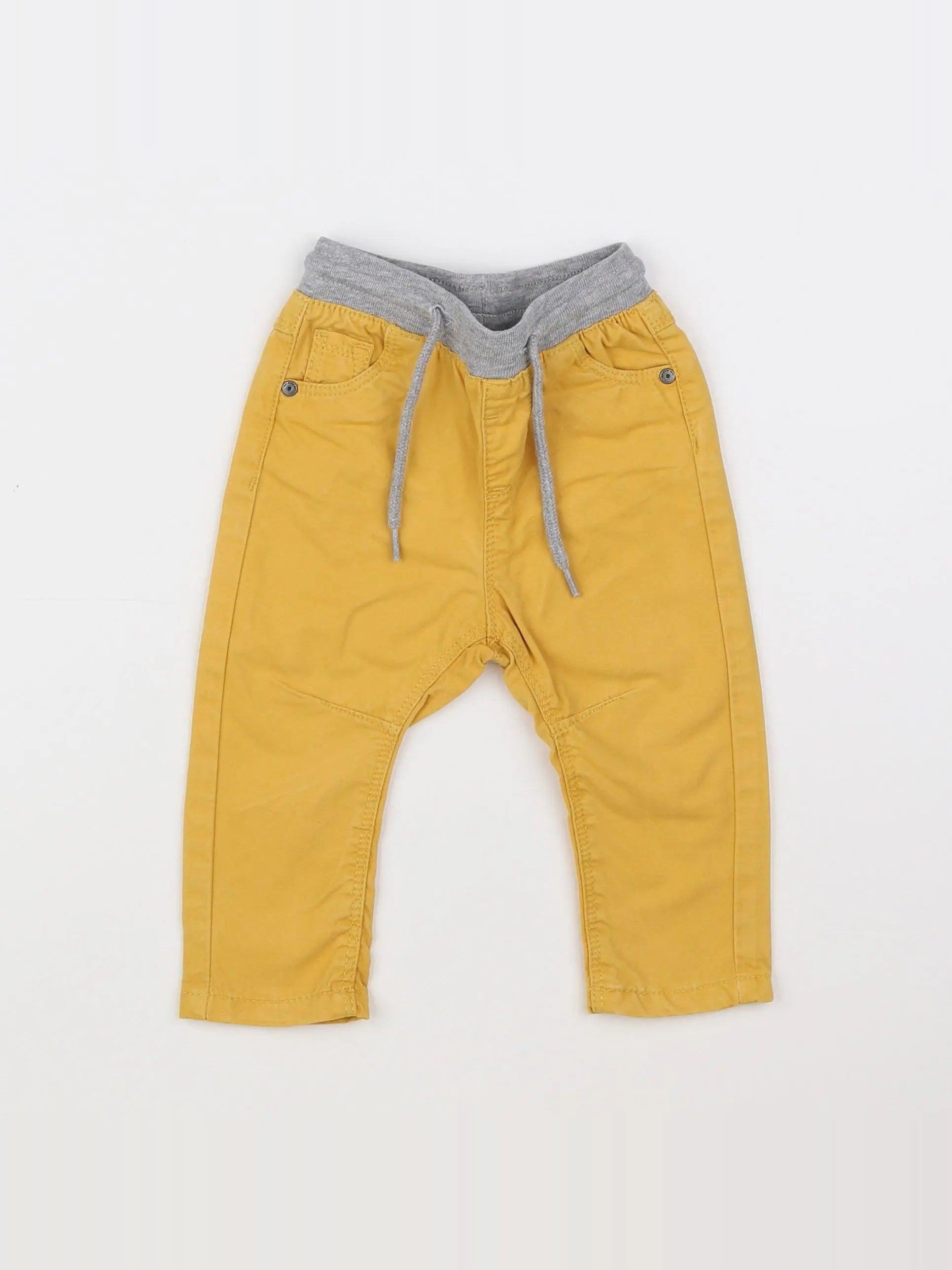 Tape à l'oeil - pantalon jaune - 9 mois