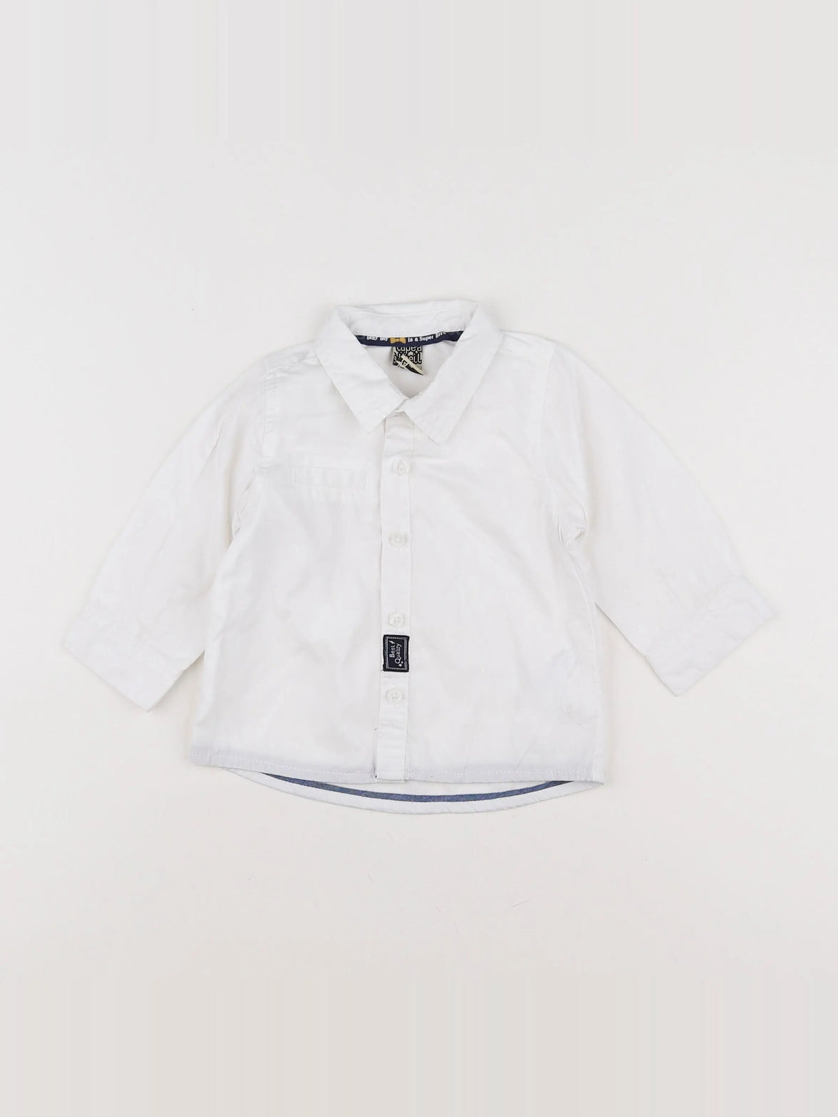 Tape à l'oeil - chemise blanc - 12 mois