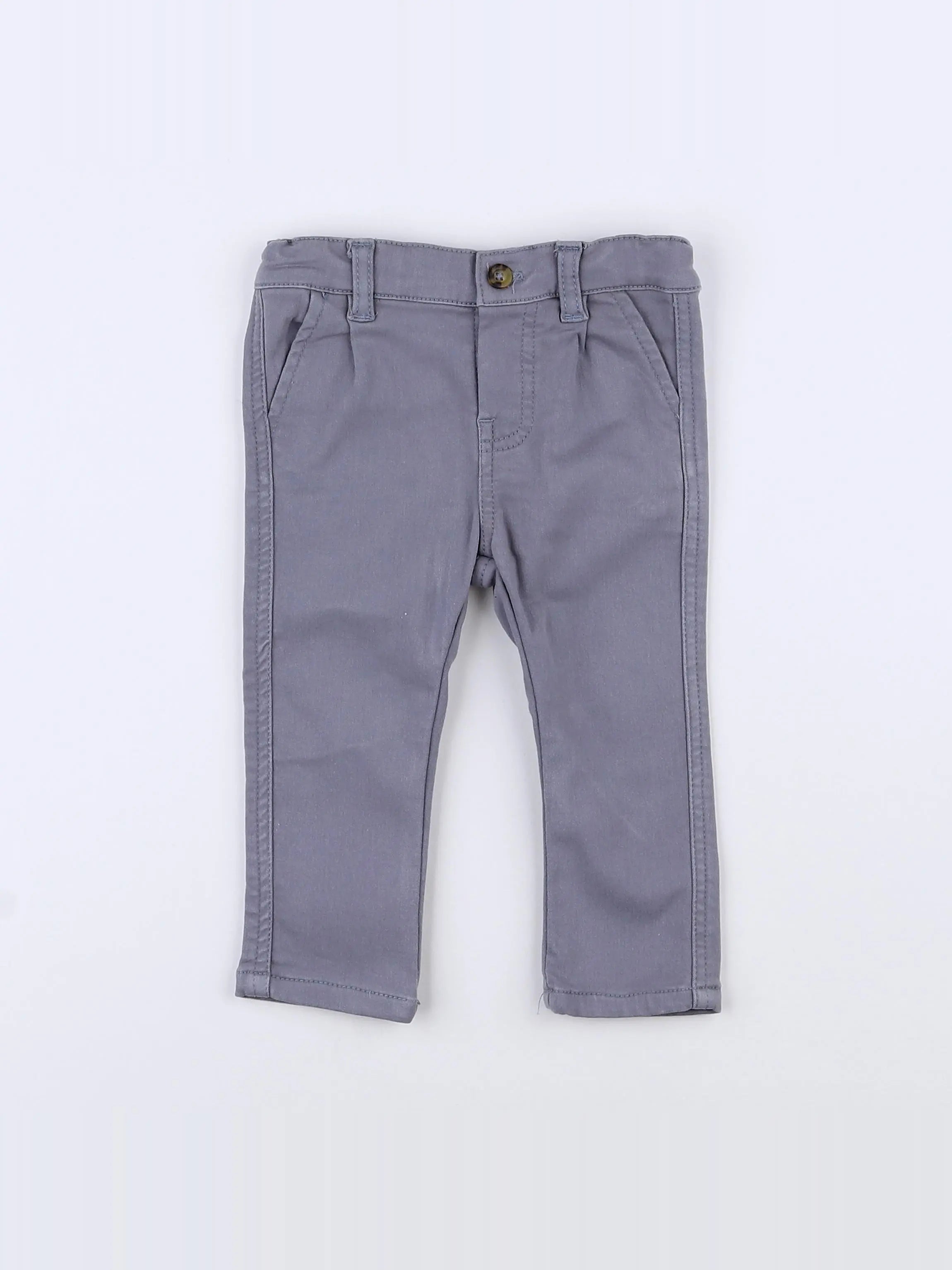 Vertbaudet - pantalon gris - 6 mois
