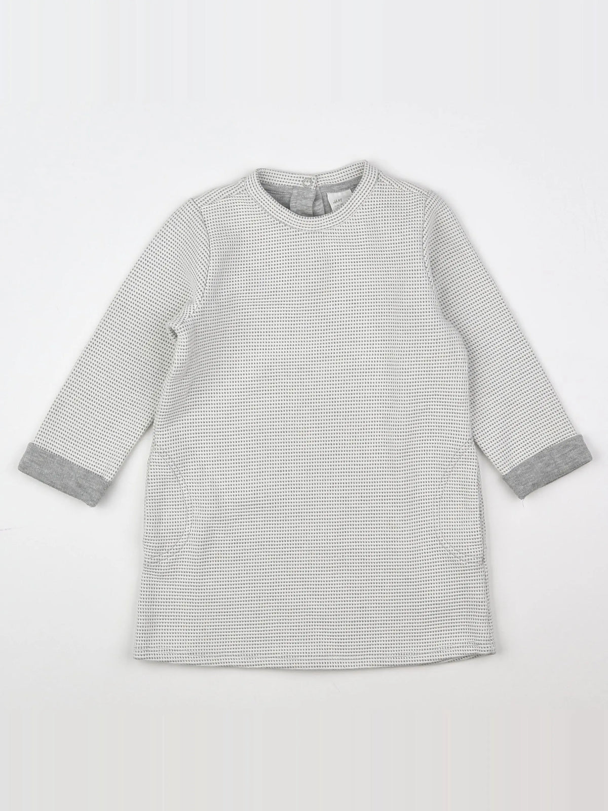 H&M - robe gris - 12/18 mois