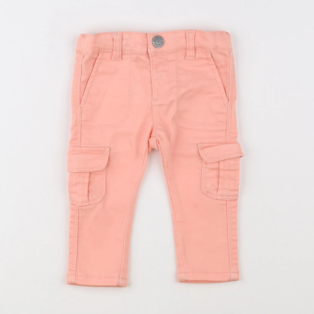 Vertbaudet - pantalon rose - 9 mois