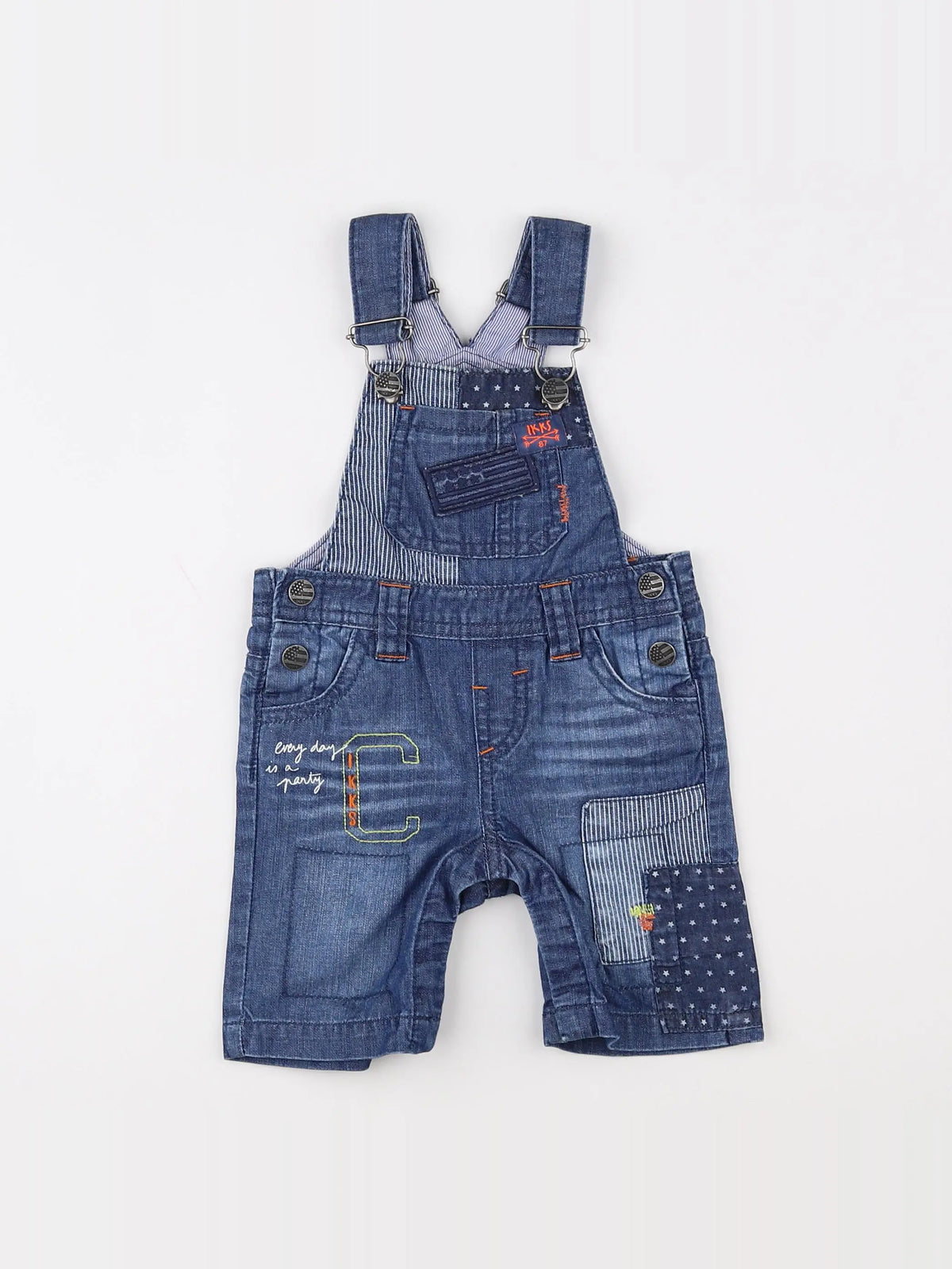 IKKS - salopette bleu - 6 mois