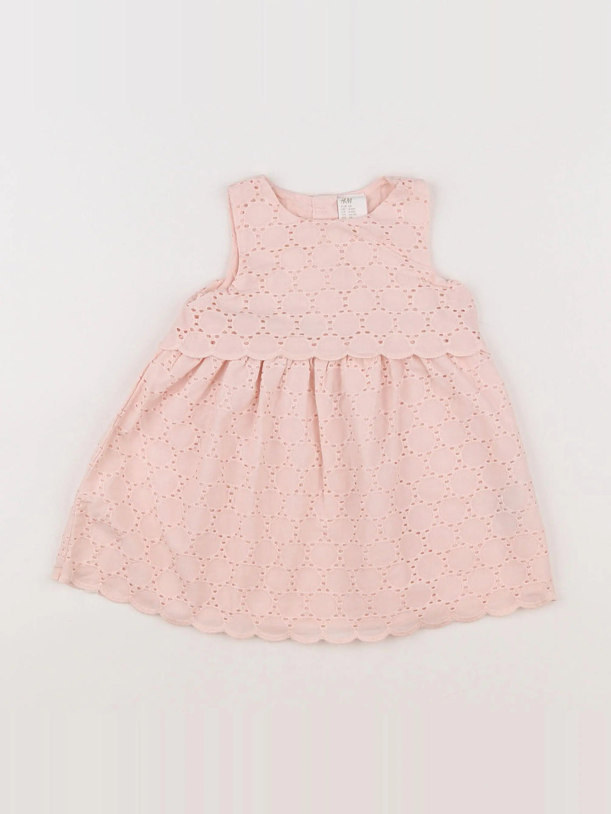 H&M - robe rose - 6 mois