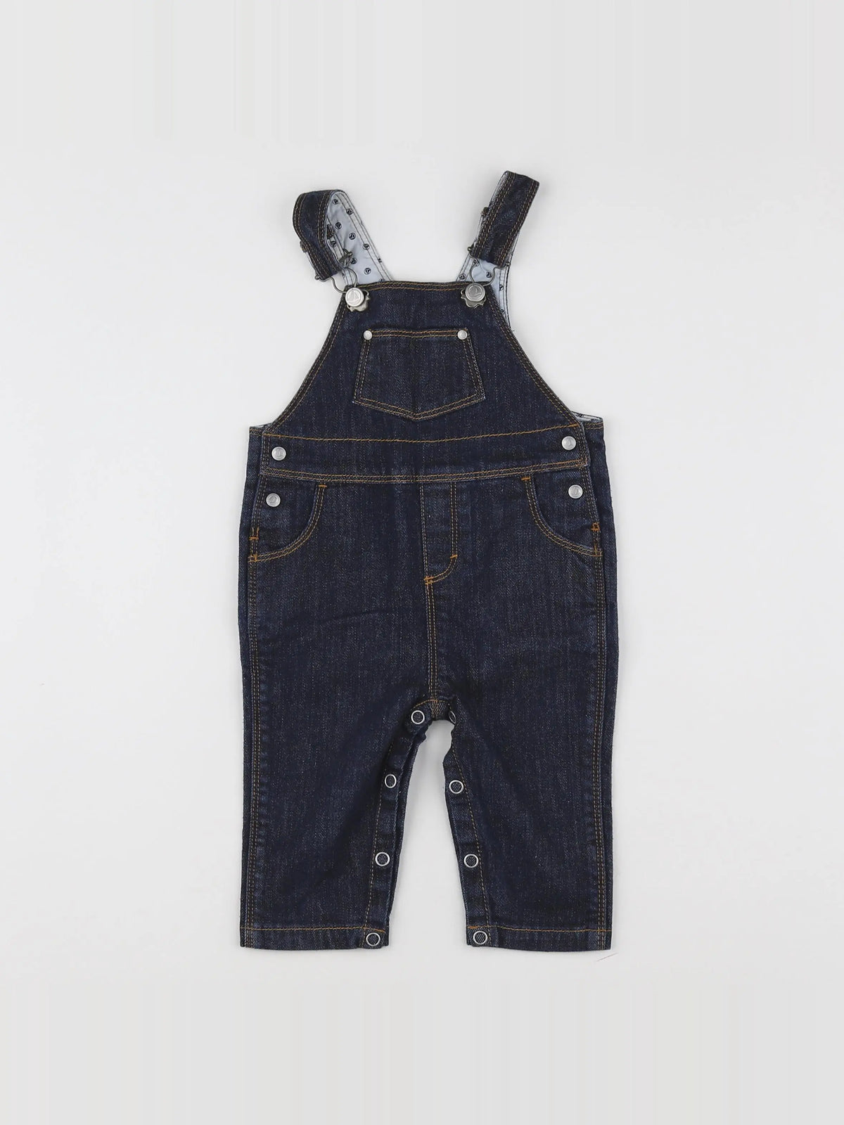 Petit Bateau - salopette bleu - 3 mois