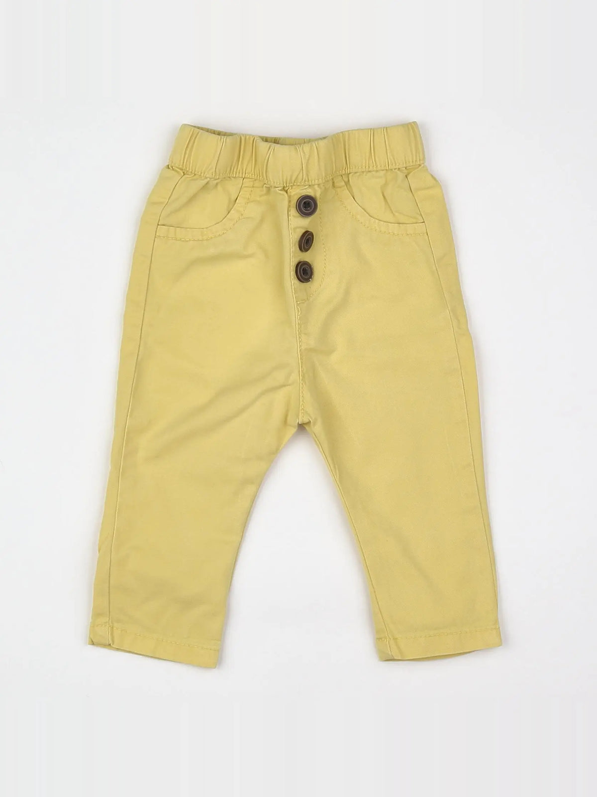 Tape à l'oeil - pantalon jaune - 6 mois