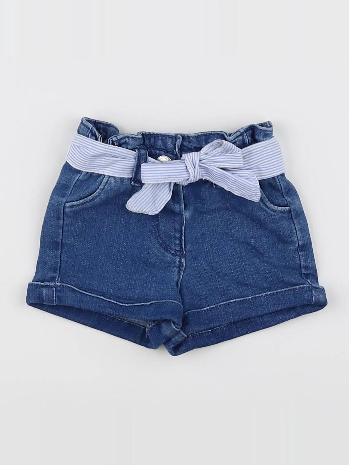 Tape à l'oeil - short bleu - 3 mois