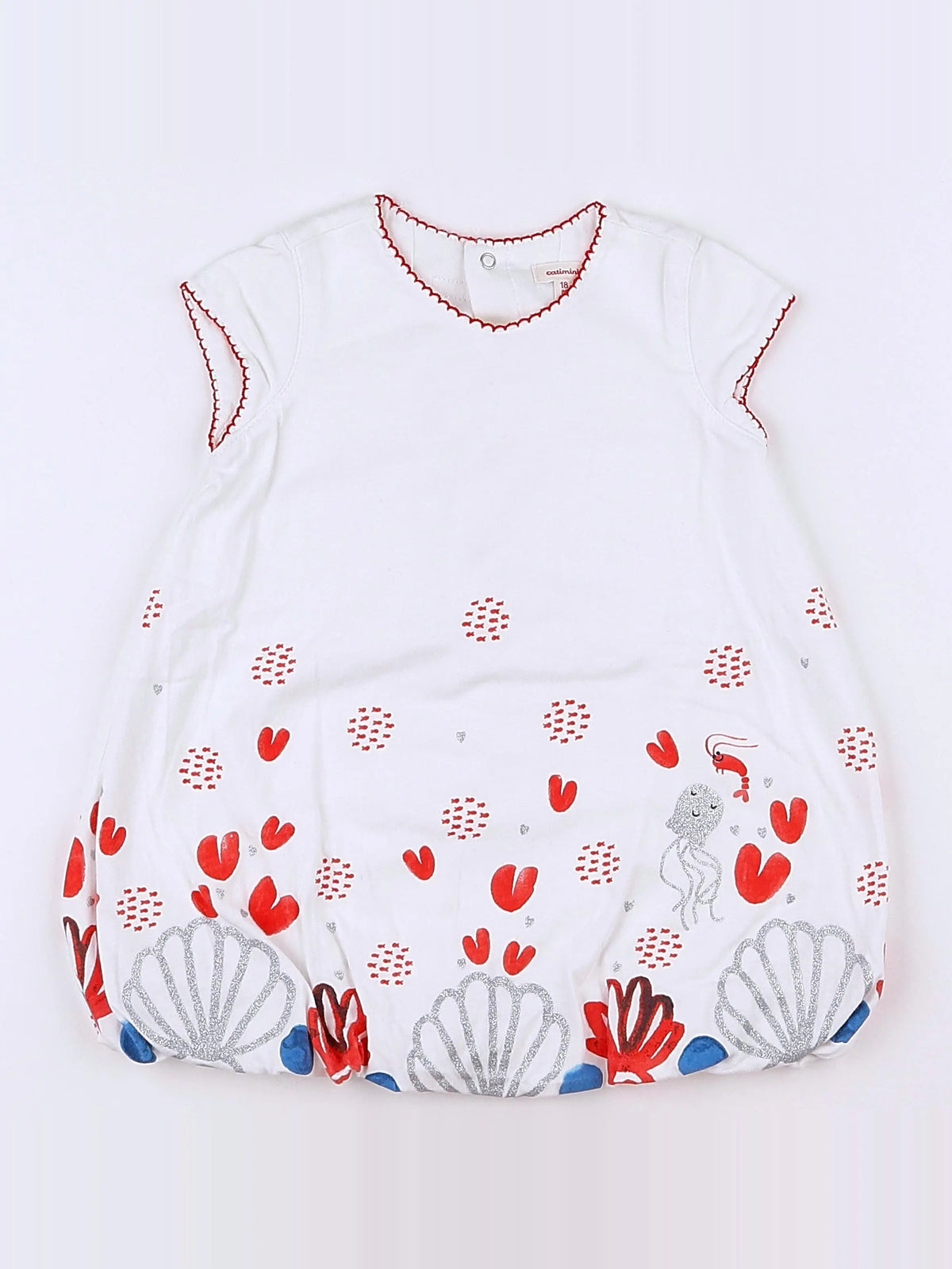 Catimini - robe blanc - 18 mois