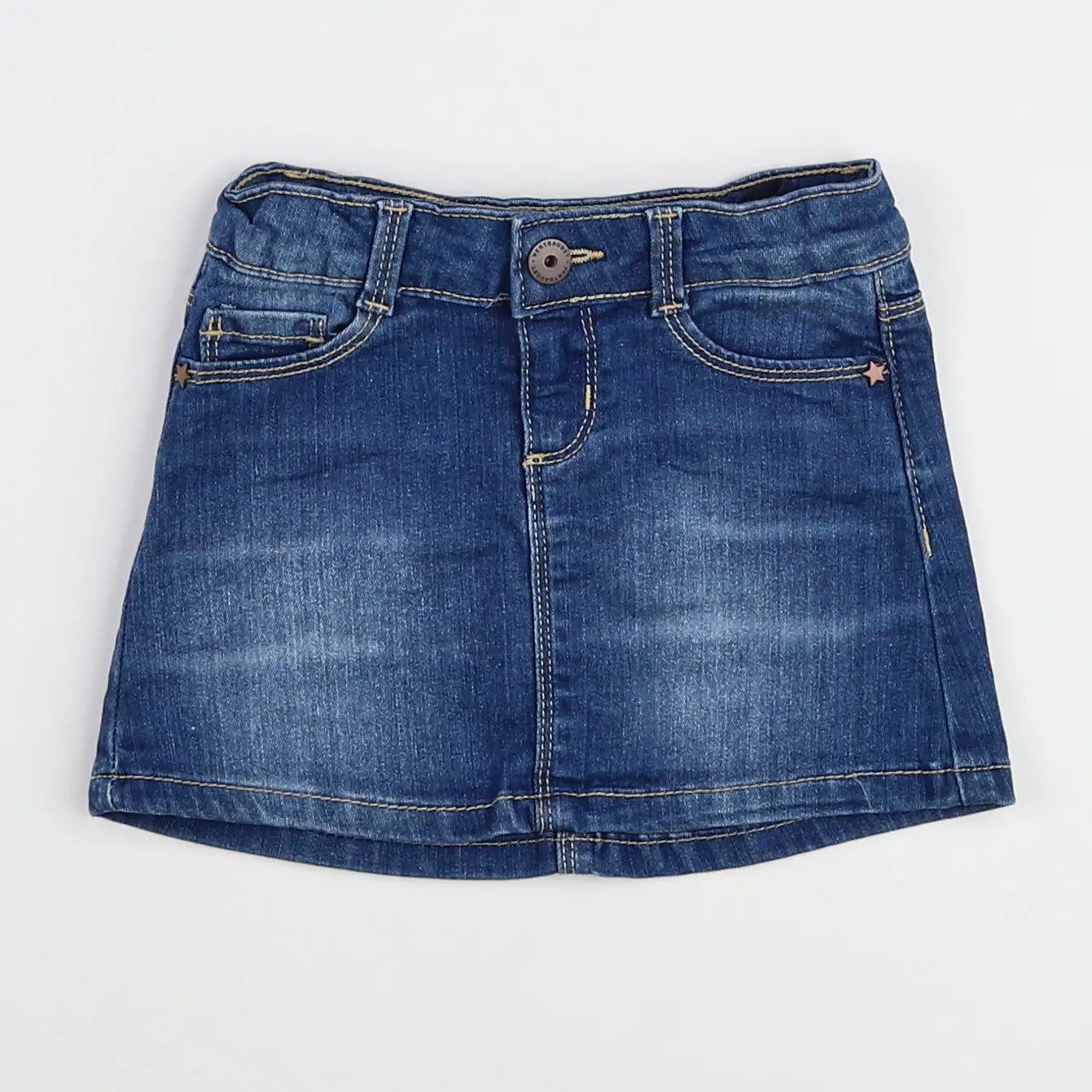Vertbaudet - jupe bleu - 3 ans