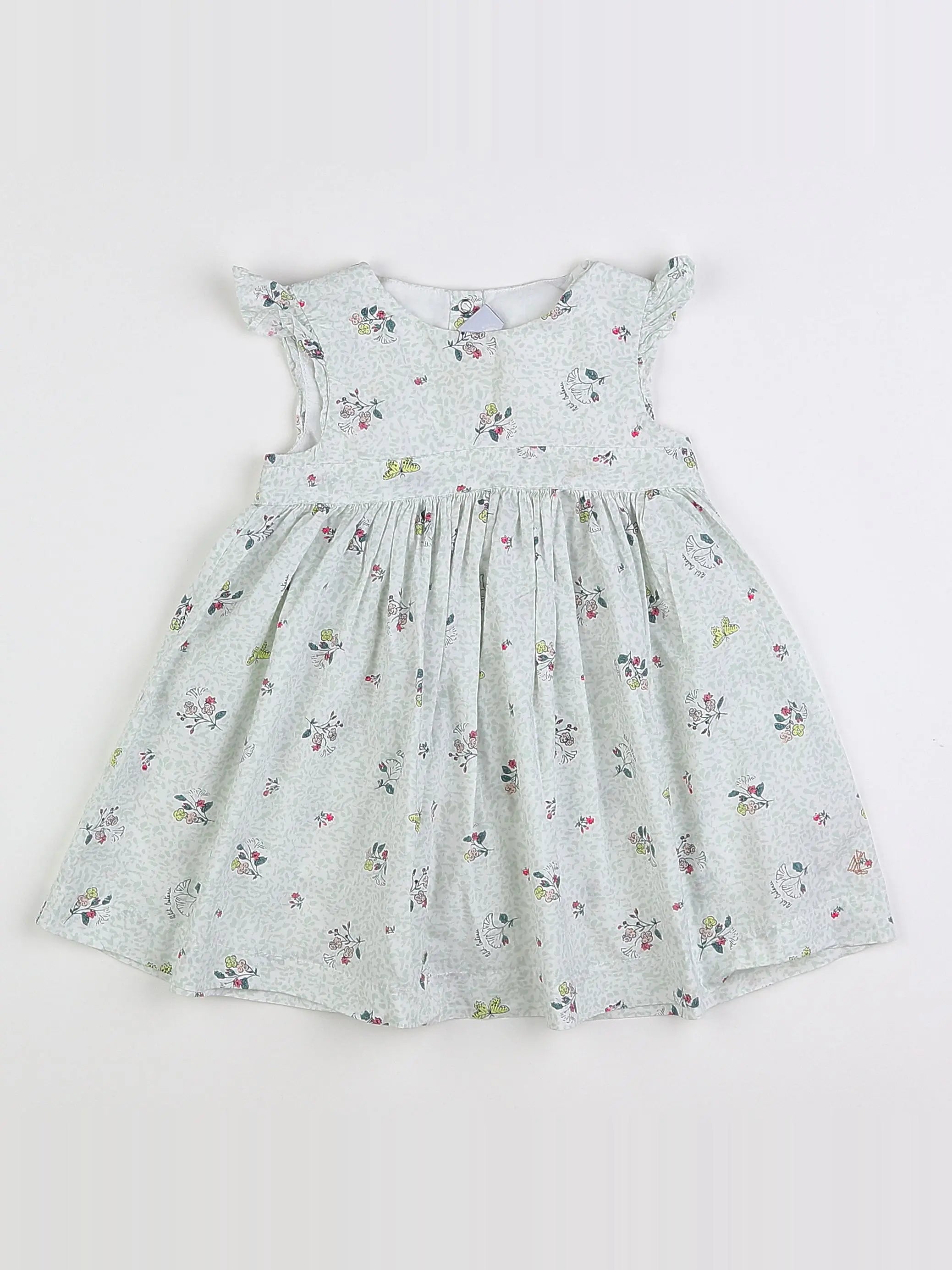 Petit Bateau - robe multicolore - 18 mois