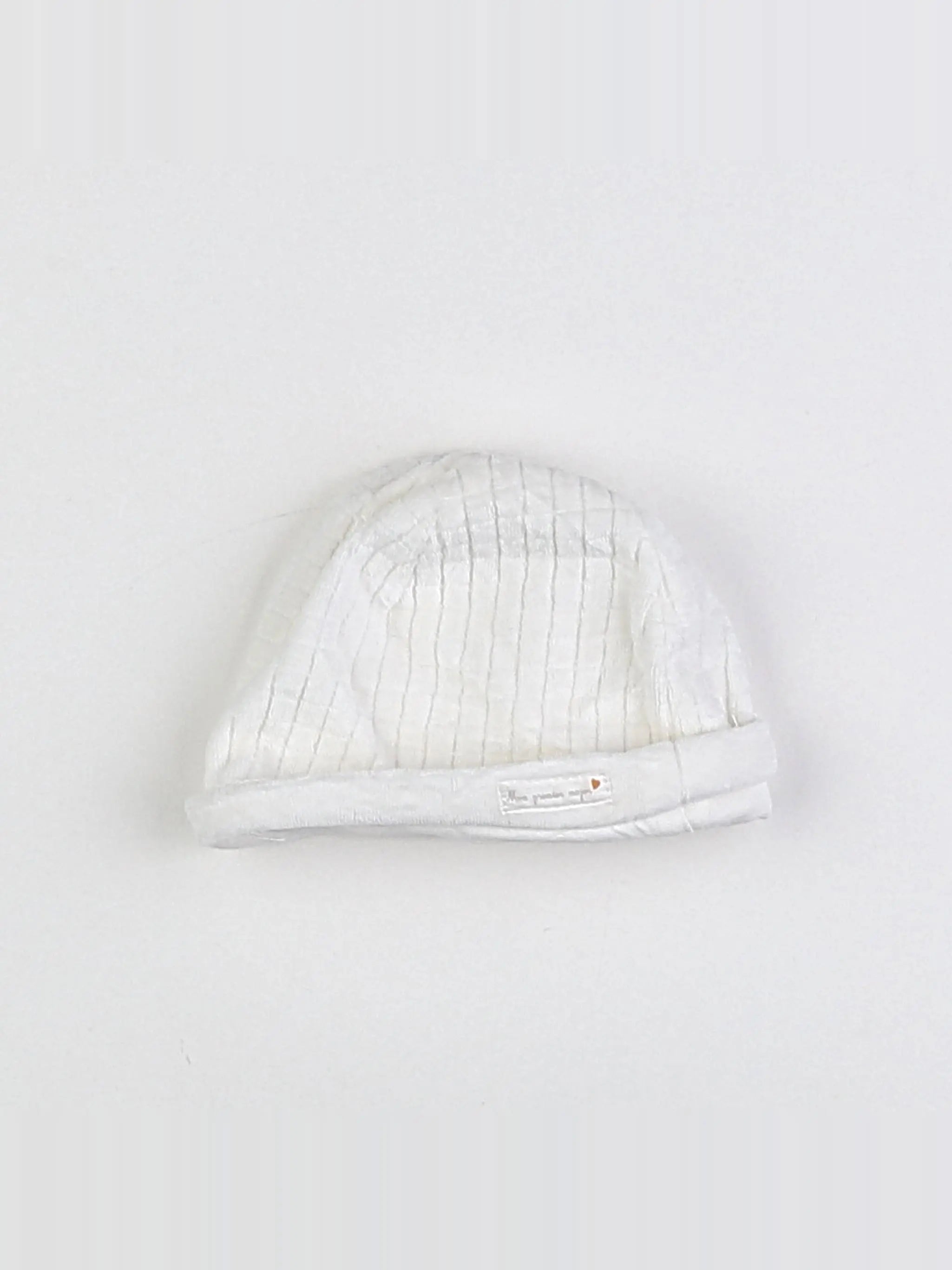 Petit Bateau - bonnet Blanc - 3 mois