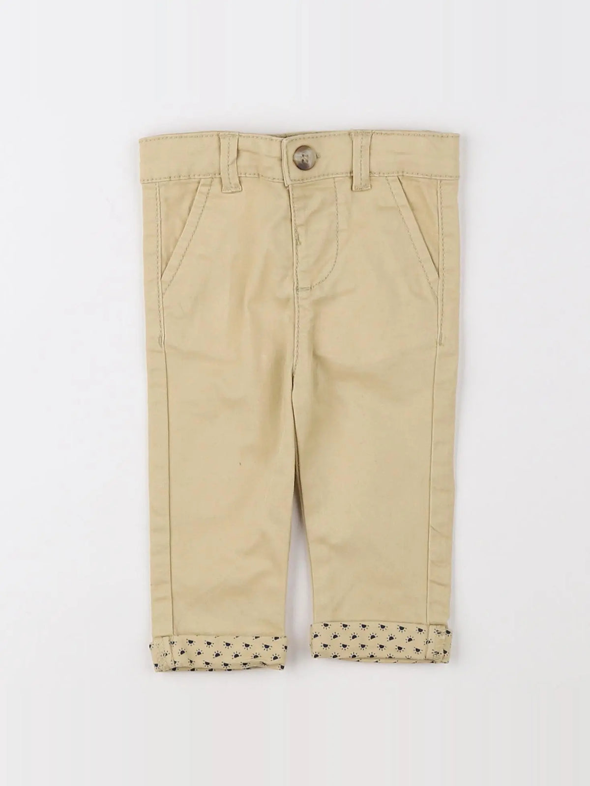 Tape à l'oeil - pantalon beige - 3 mois