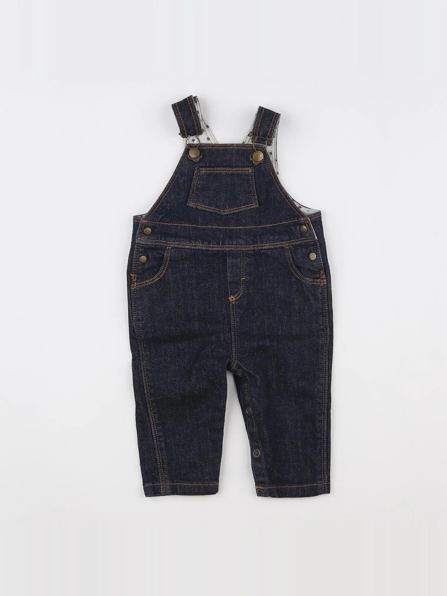 Petit Bateau - salopette bleu - 3 mois