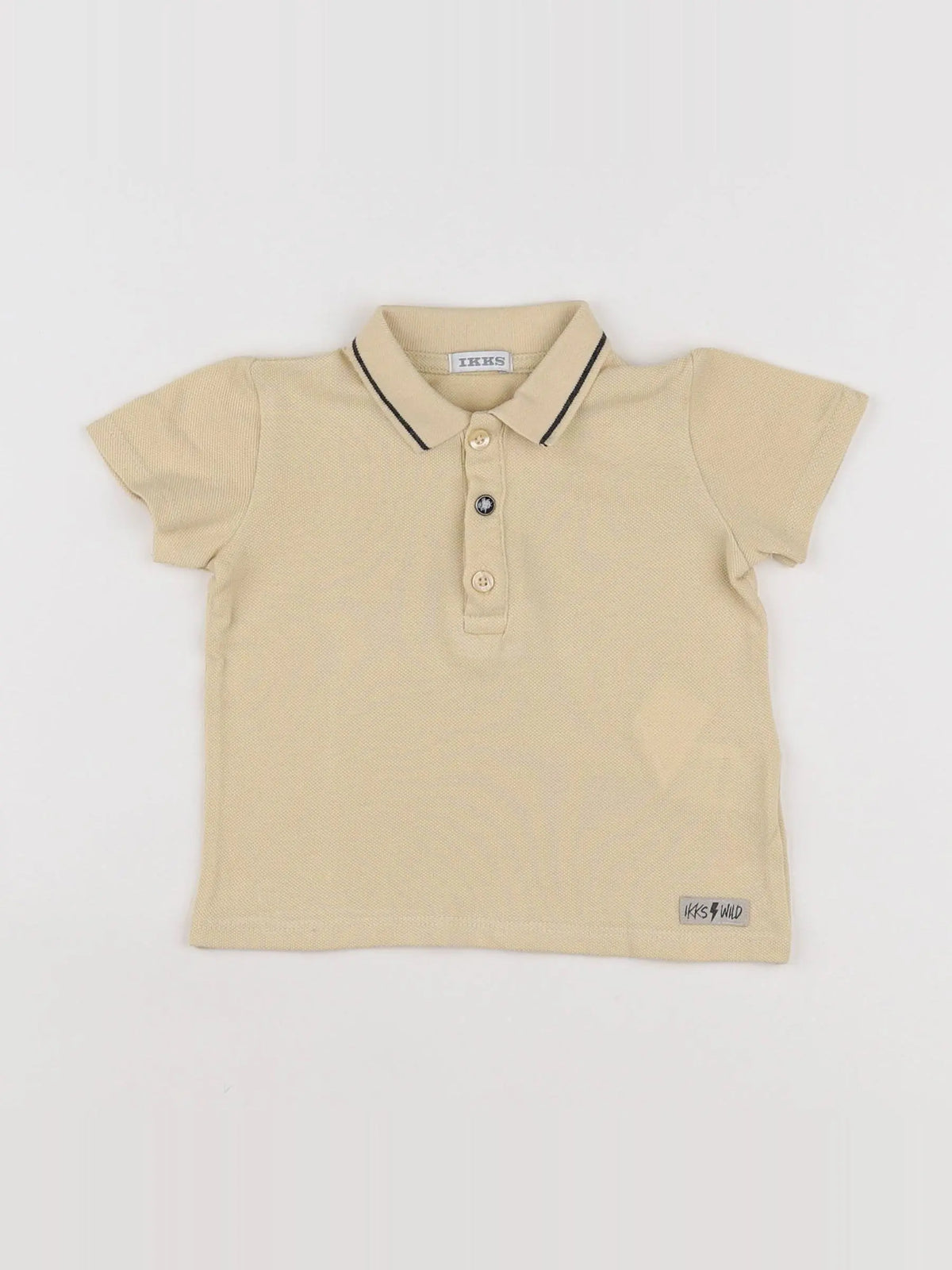 IKKS - polo jaune - 6 mois