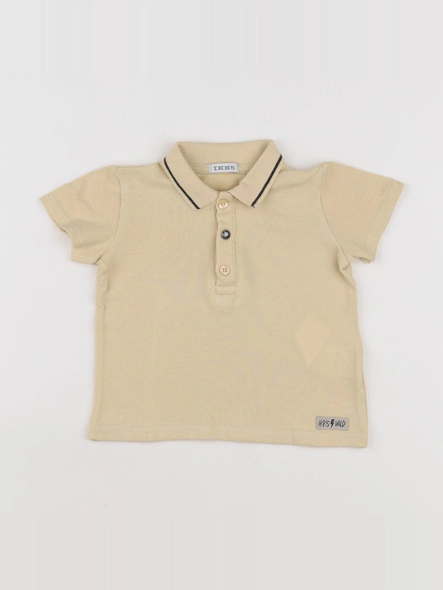 IKKS - polo jaune - 6 mois