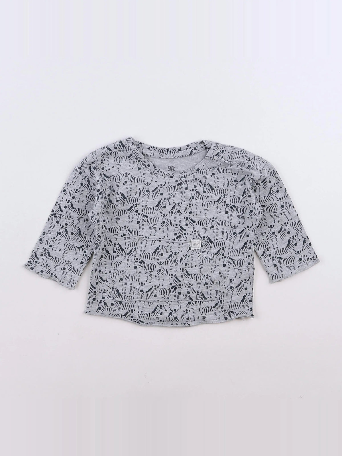 La Redoute - tee-shirt gris - 3 mois