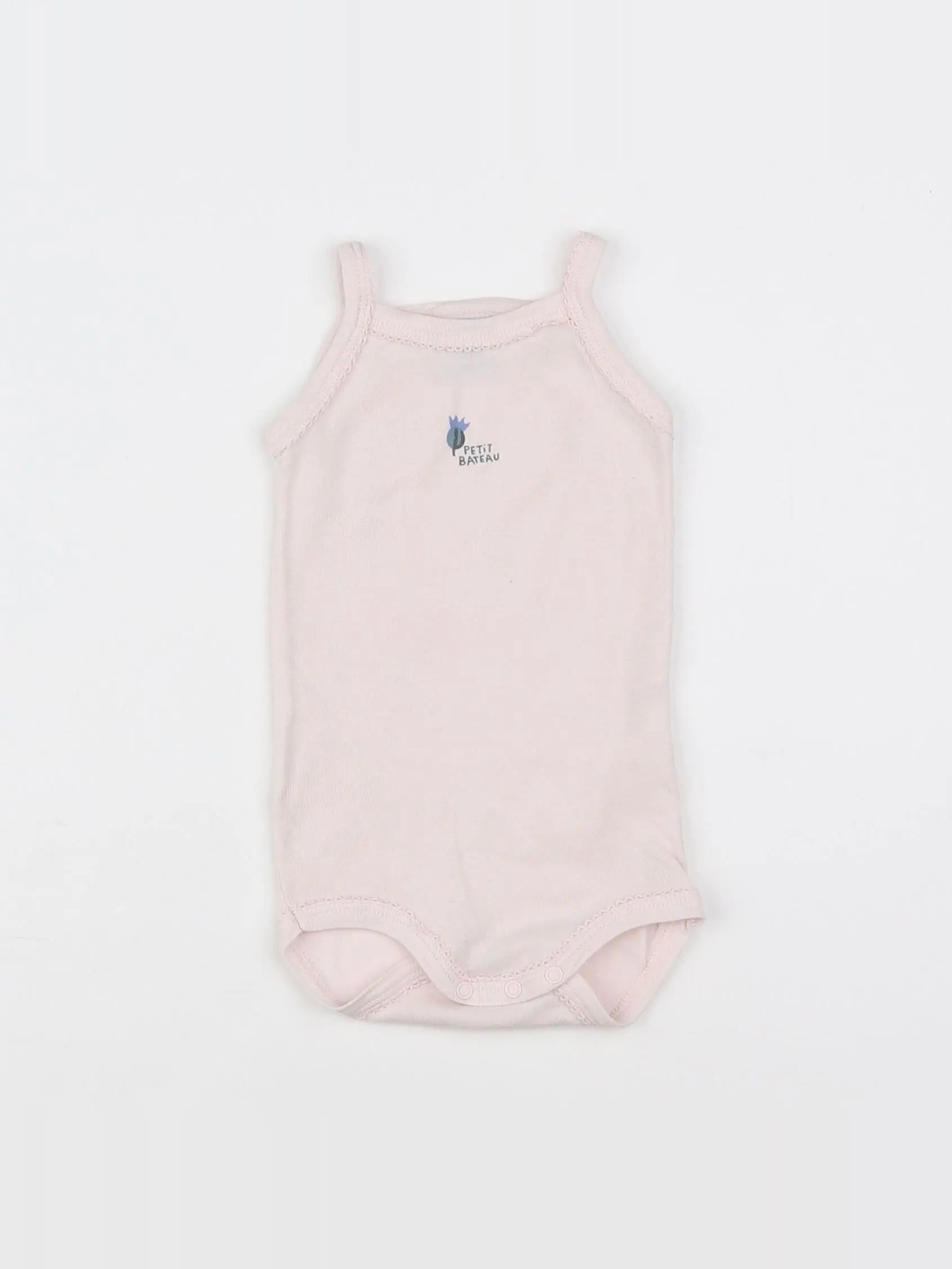 Petit Bateau - body rose - 3 mois
