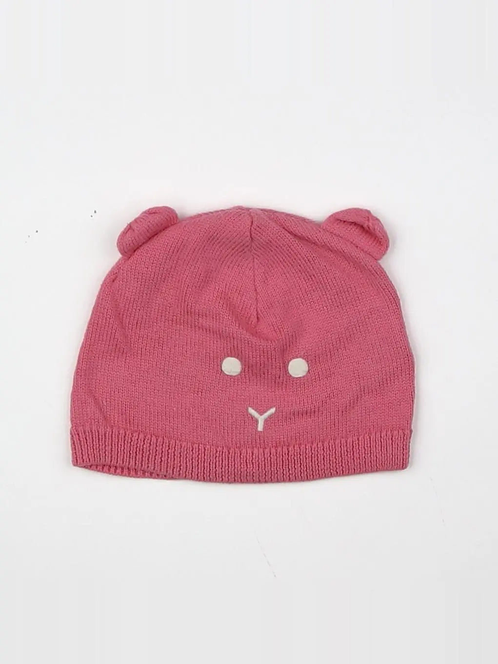 Petit Bateau - bonnet rose - 6/9 mois