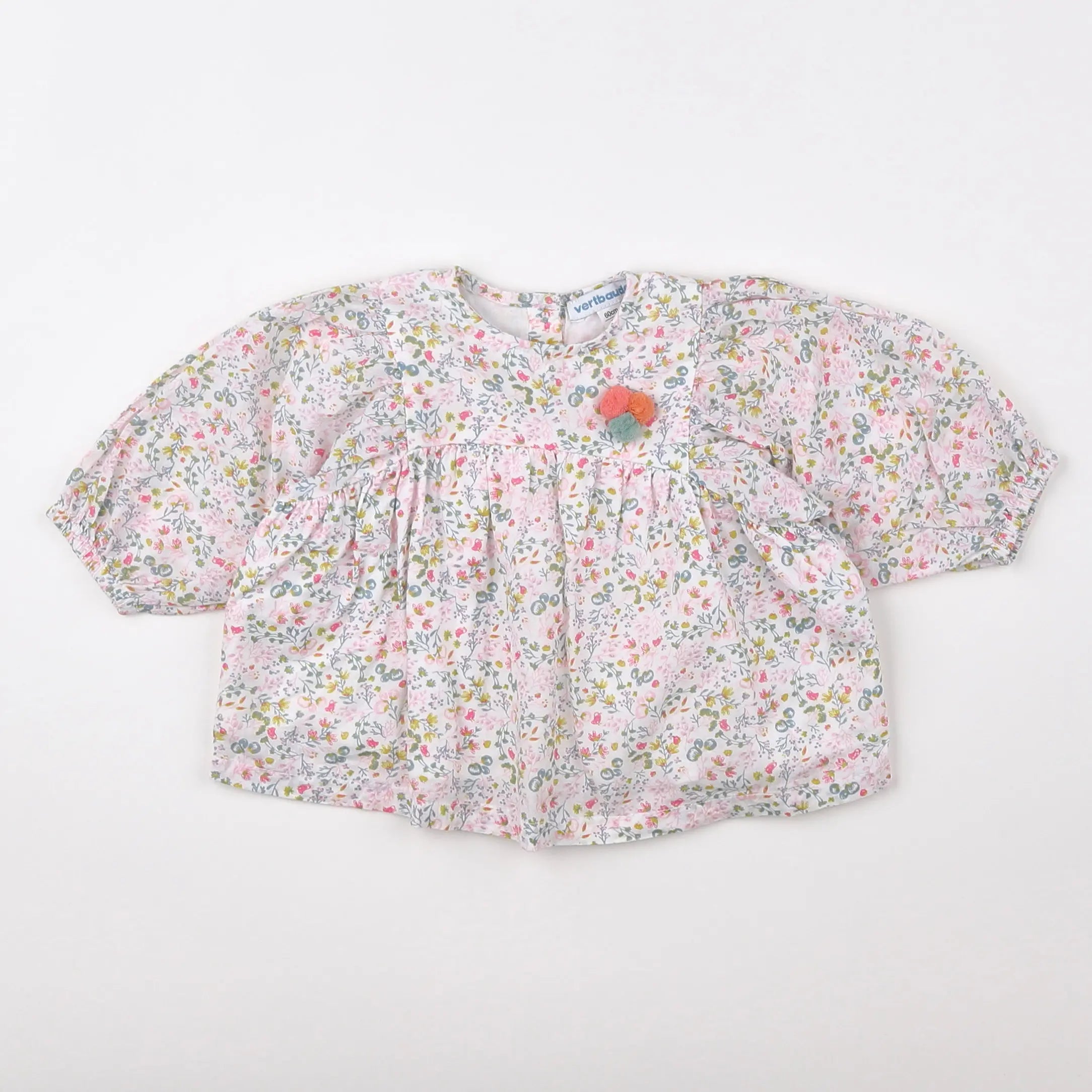 Vertbaudet - blouse rose - 3 mois