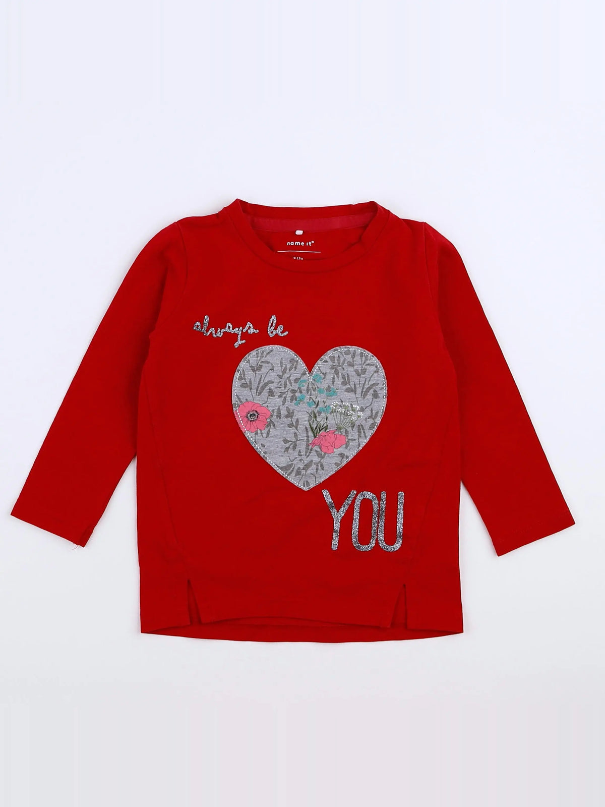 Name it - tee-shirt rouge - 9/12 mois