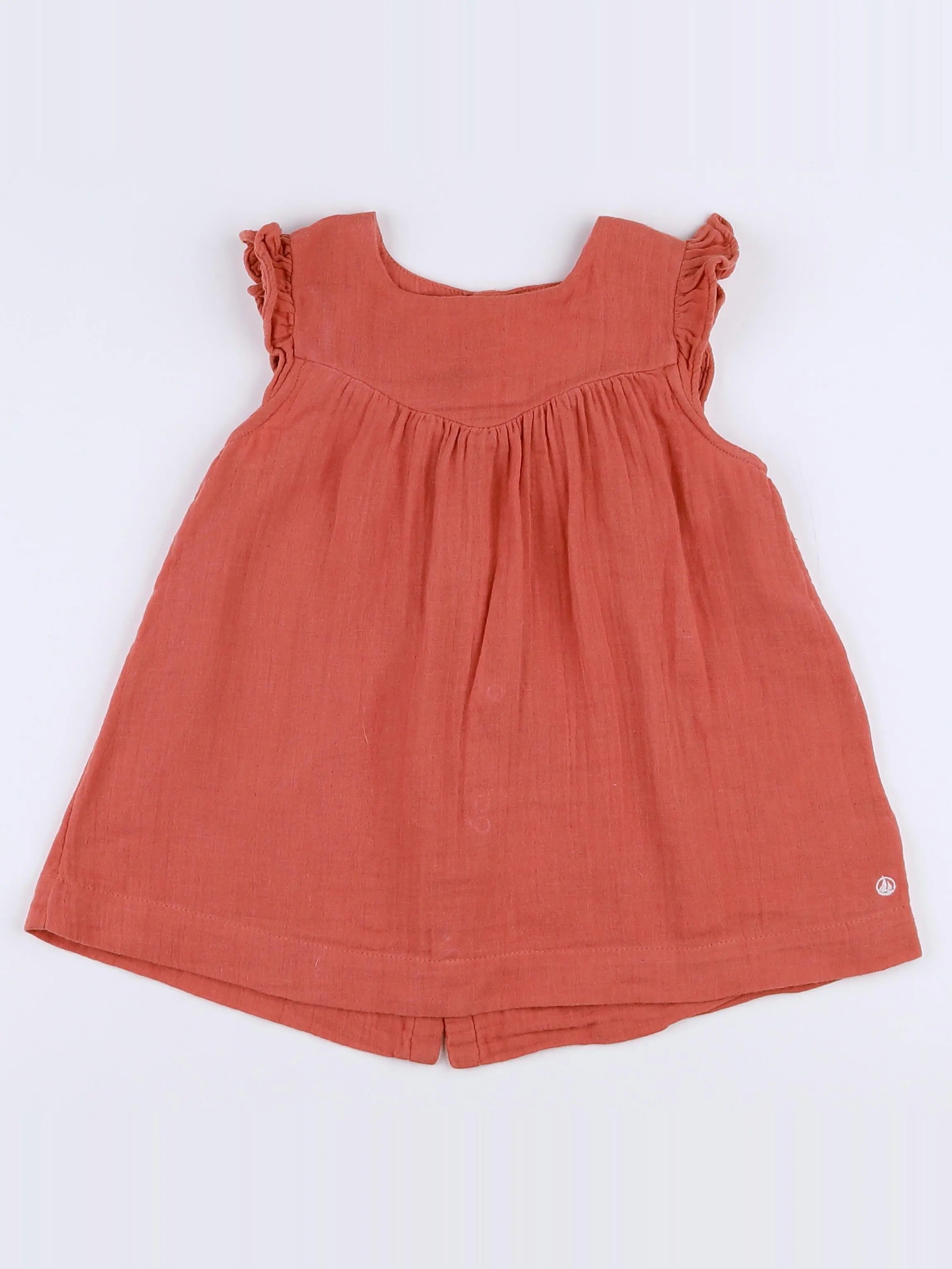 Petit Bateau - robe rose - 12 mois