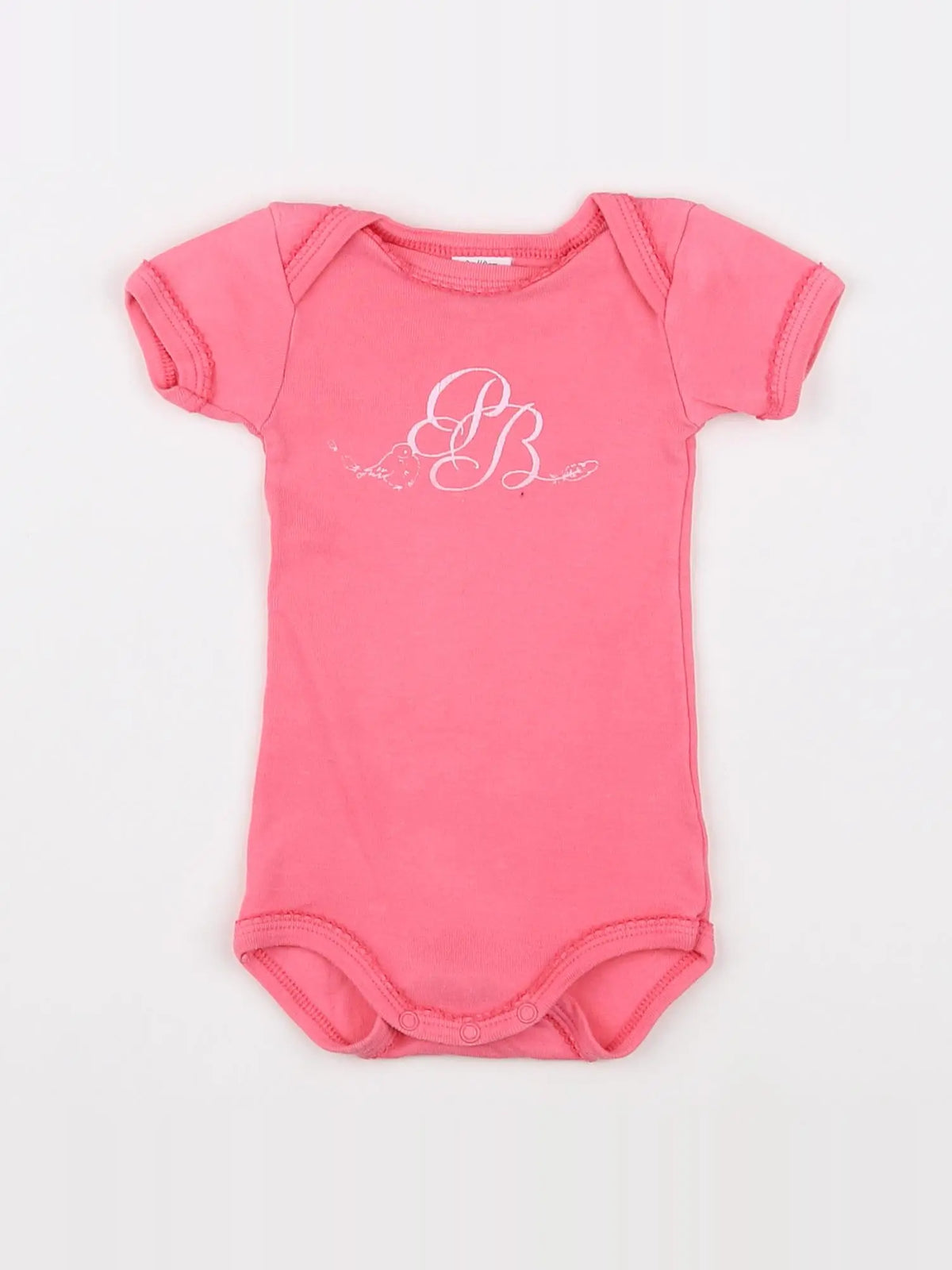 Petit Bateau - body rose - 3 mois