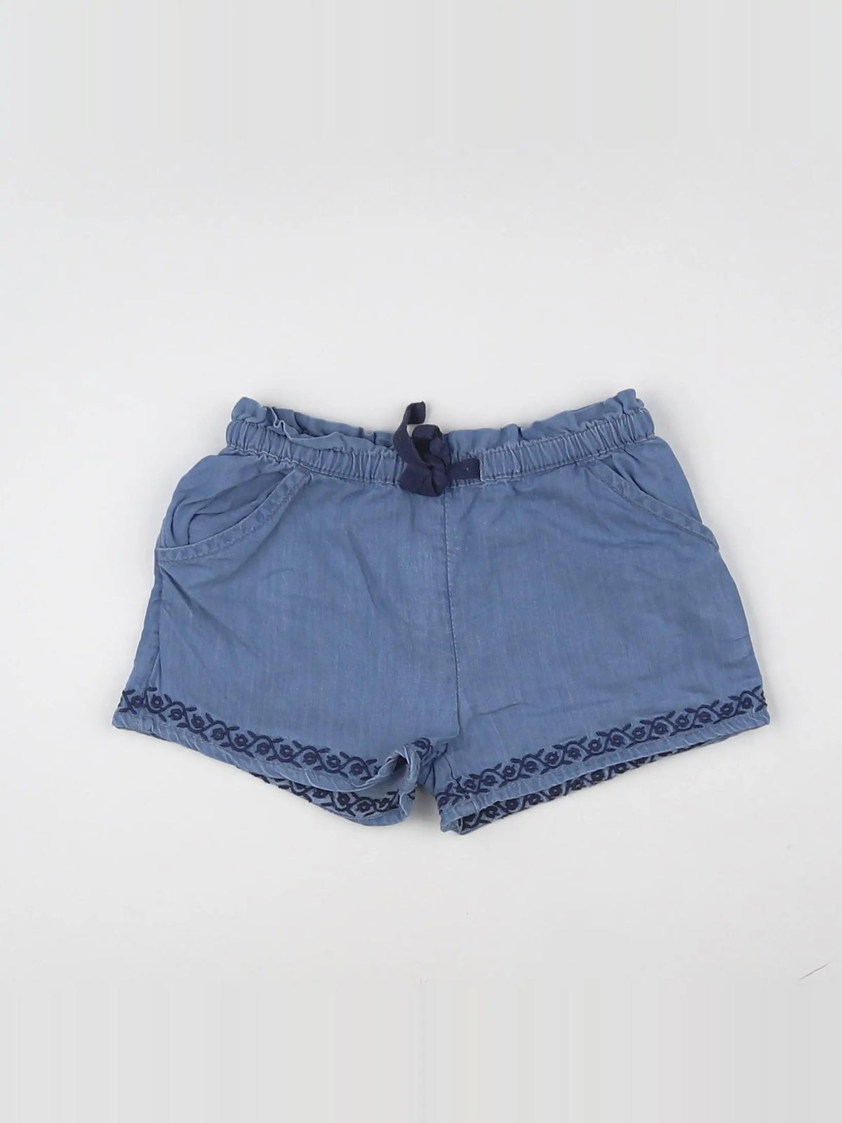 Boutchou - short bleu - 9 mois