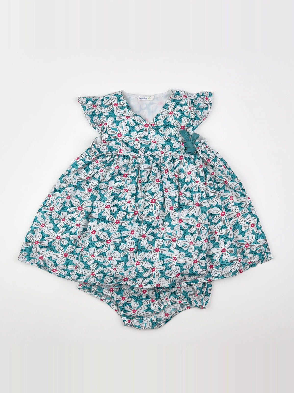 Boutchou - robe bleu - 12 mois